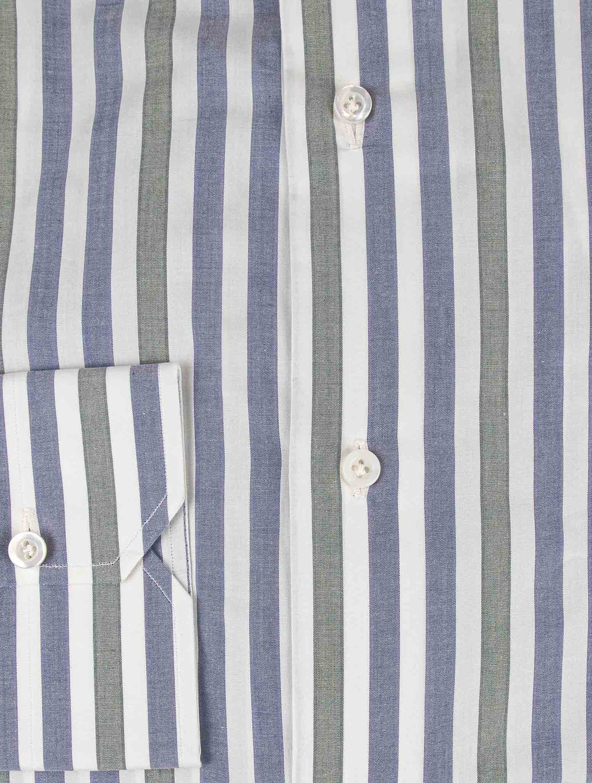 Isaia Multicolor Cotton Shirt