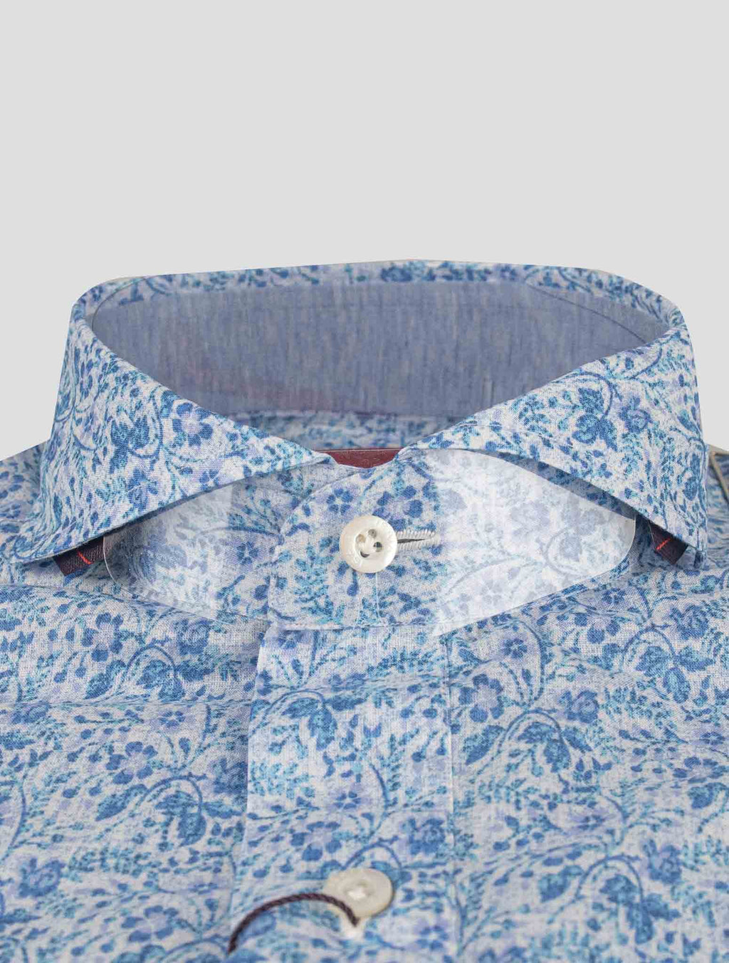 Isaia Isaia Blue Cotton Shirt Blue 001