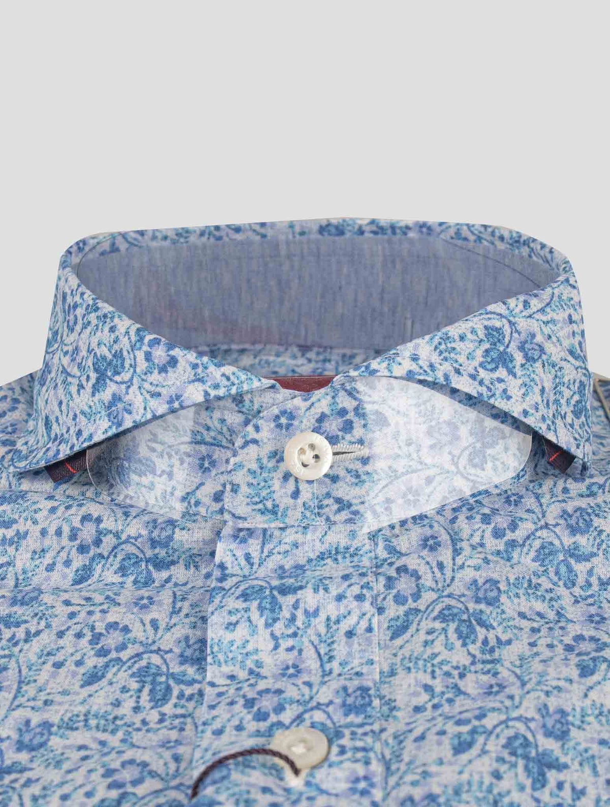 Isaia Isaia Blue Cotton Shirt Blue 001