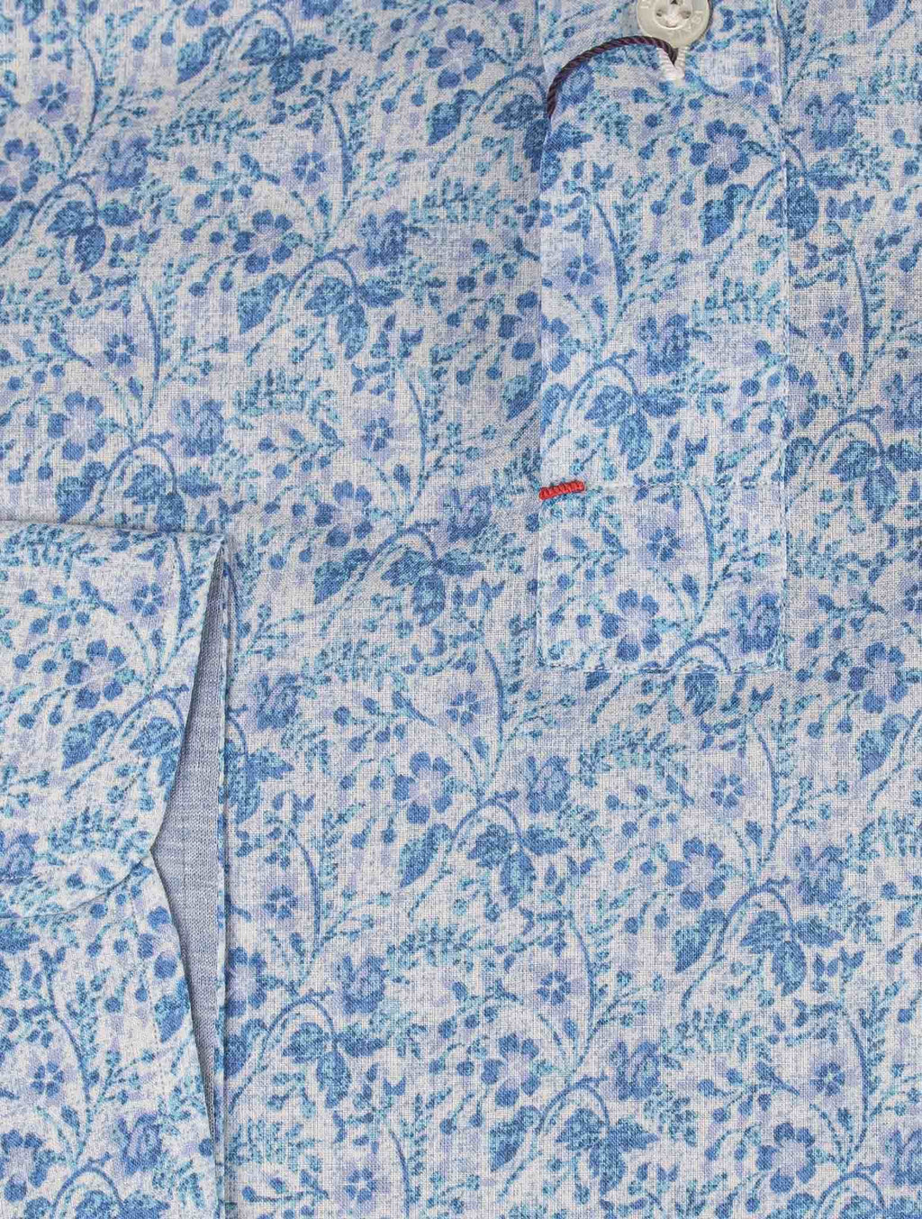 Isaia Blue Cotton Shirt