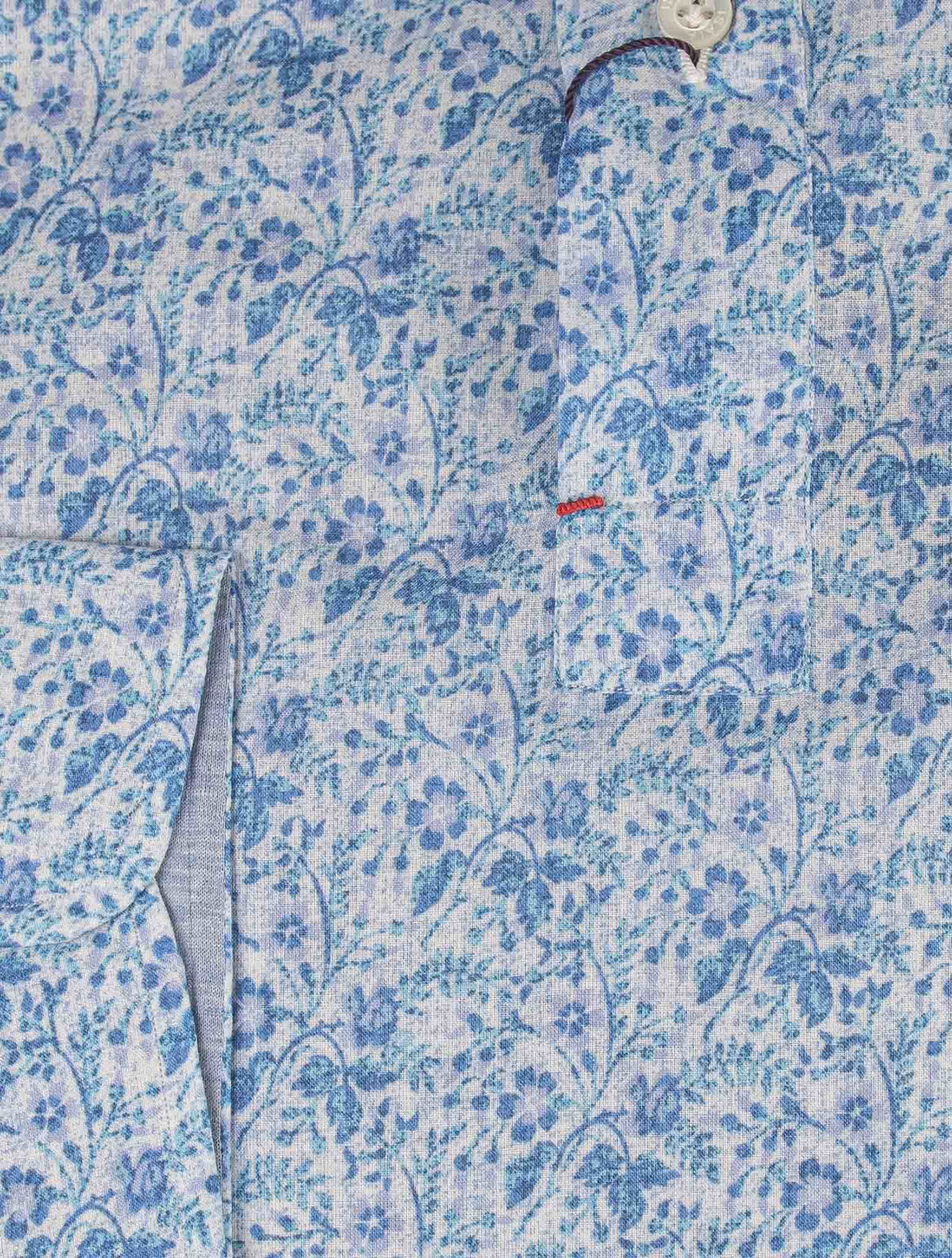 Isaia Blue Cotton Shirt