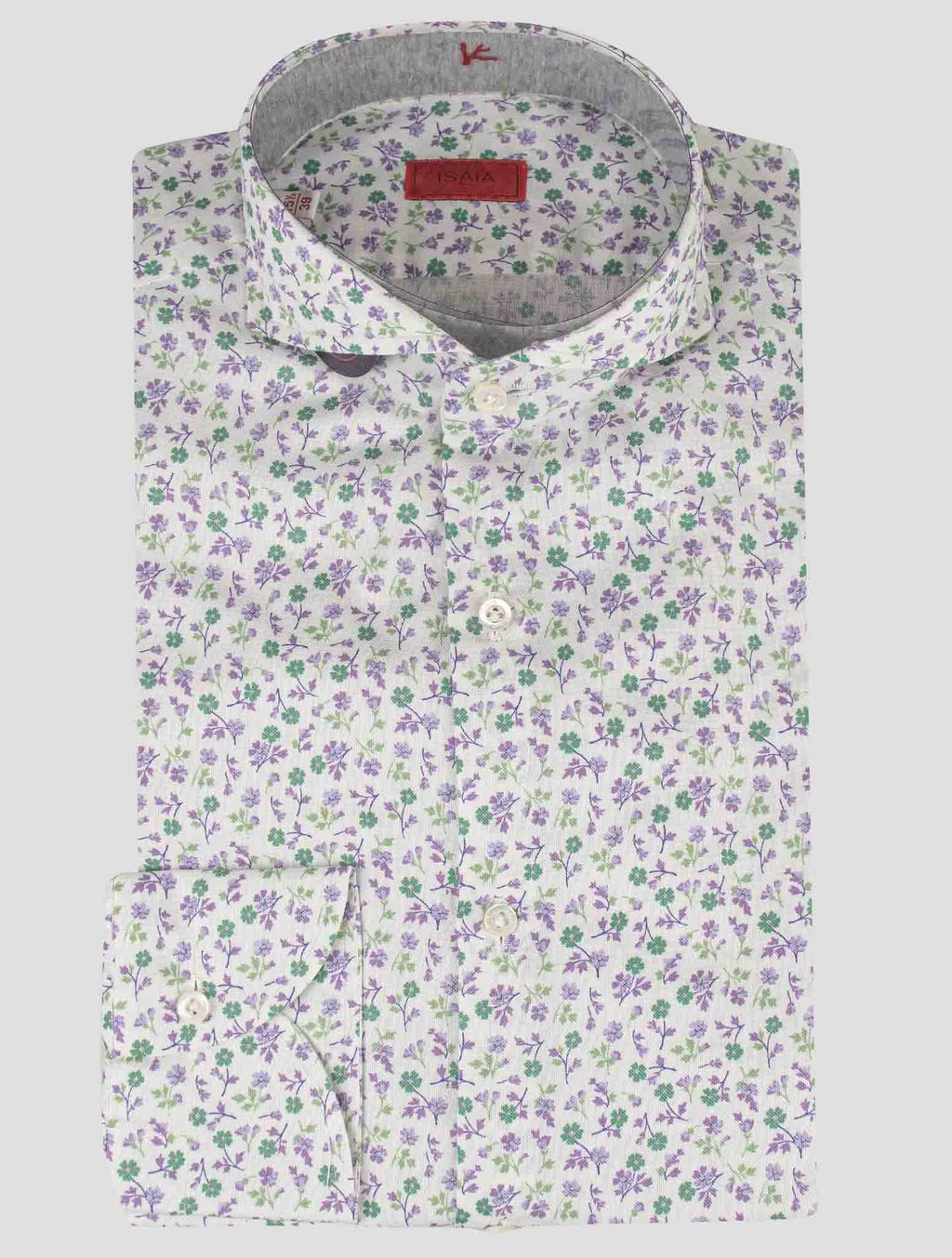 Isaia Multicolor Cotton Shirt