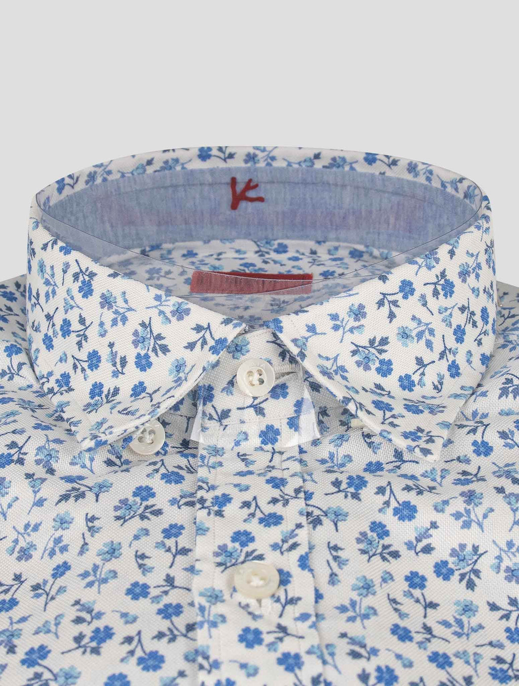 Isaia Isaia Blue Cotton Shirt Blue 001