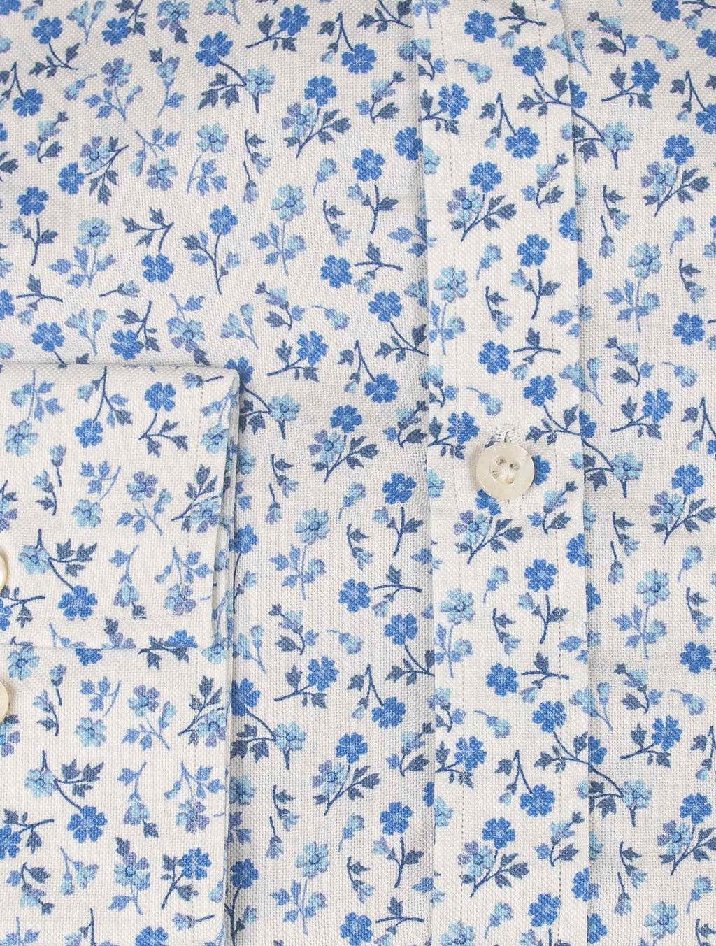 Isaia Blue Cotton Shirt