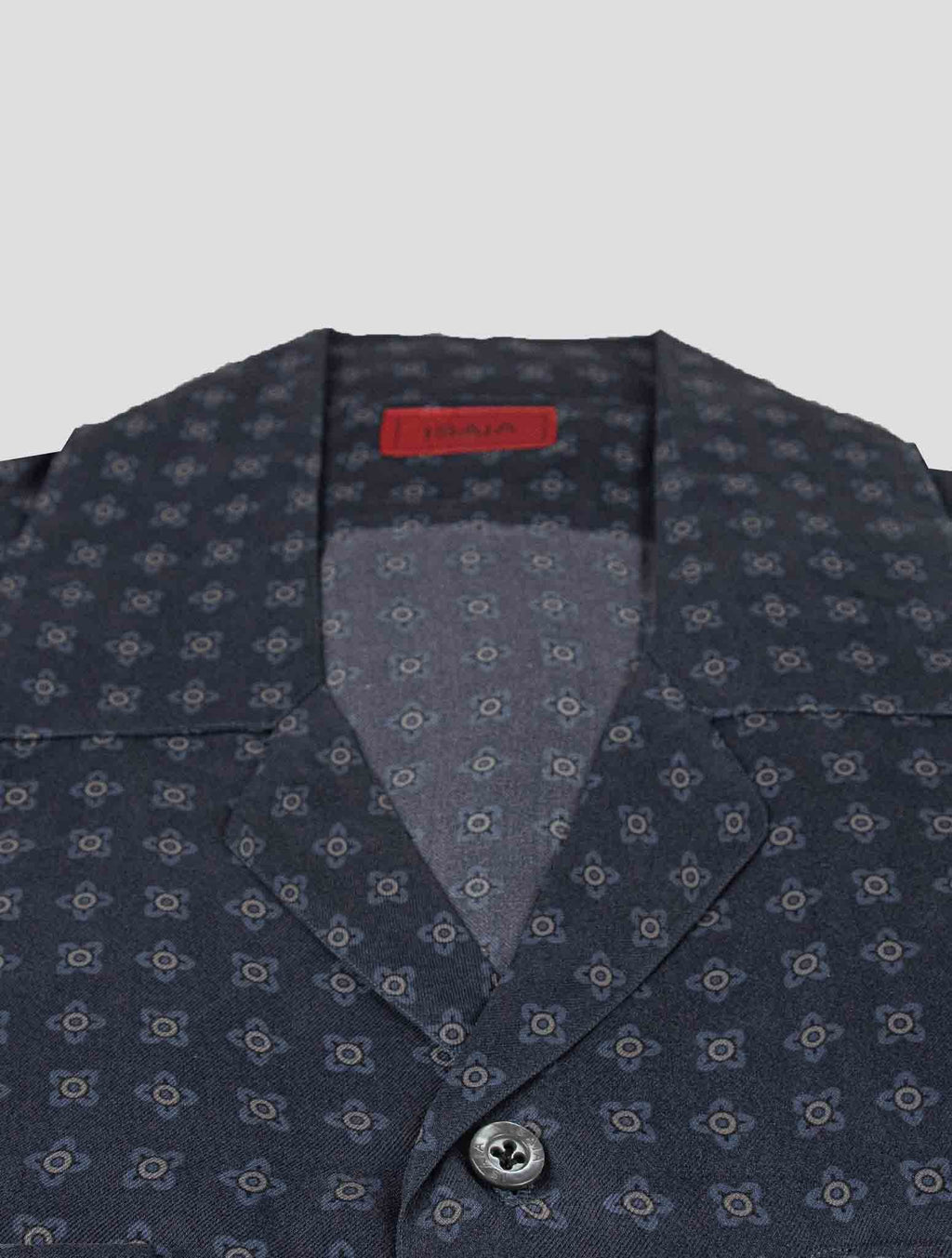 Isaia Isaia Blue Silk Shirt Blue 001