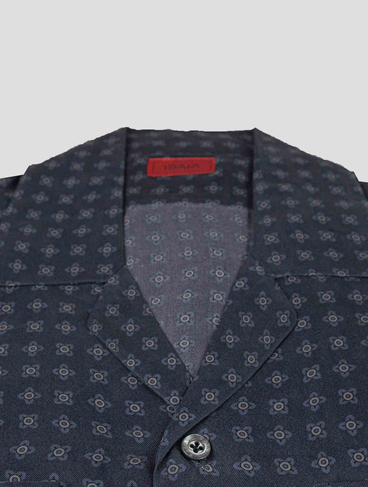 Isaia Isaia Blue Silk Shirt Blue 001