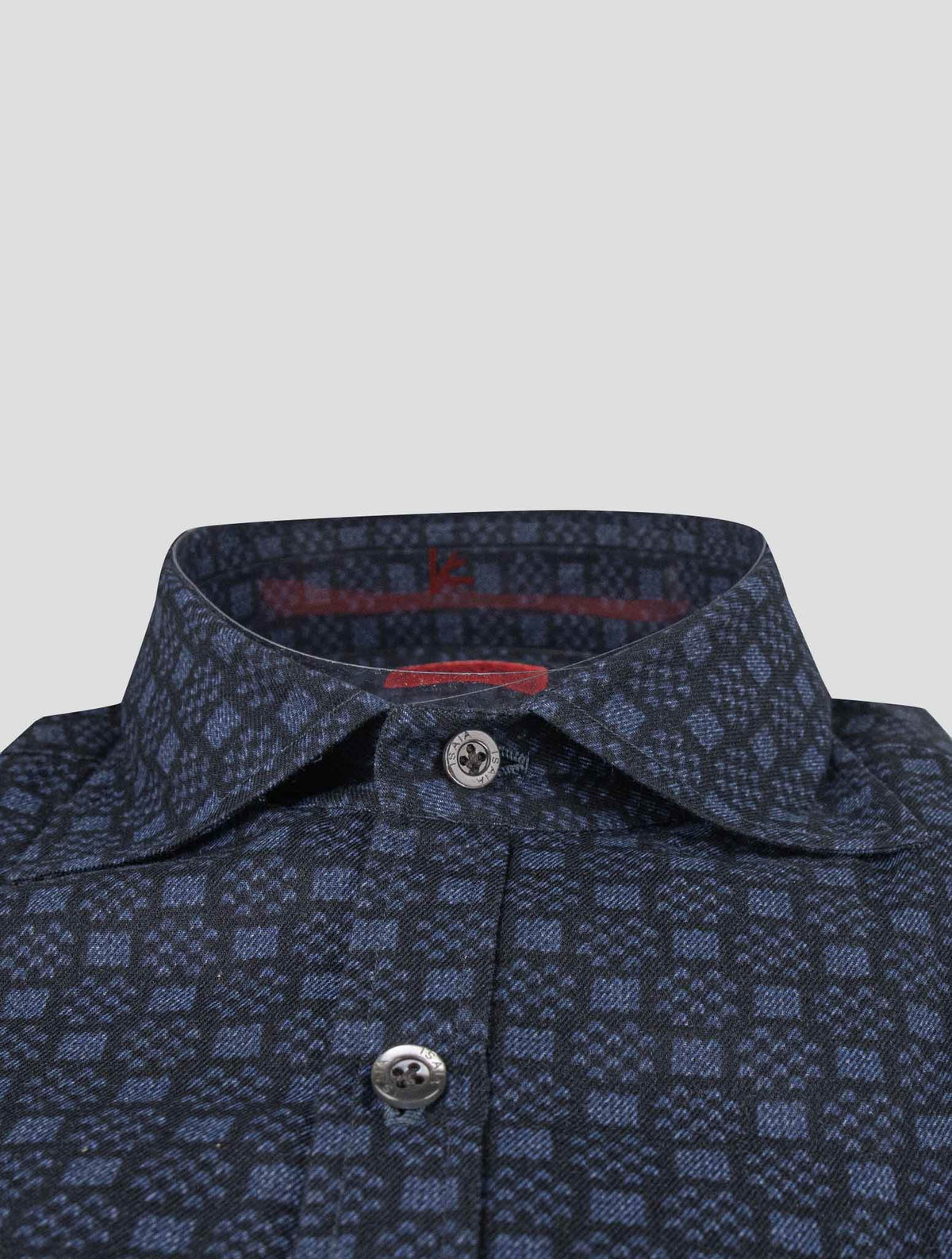 Isaia Isaia Blue Cotton Shirt Blue 001