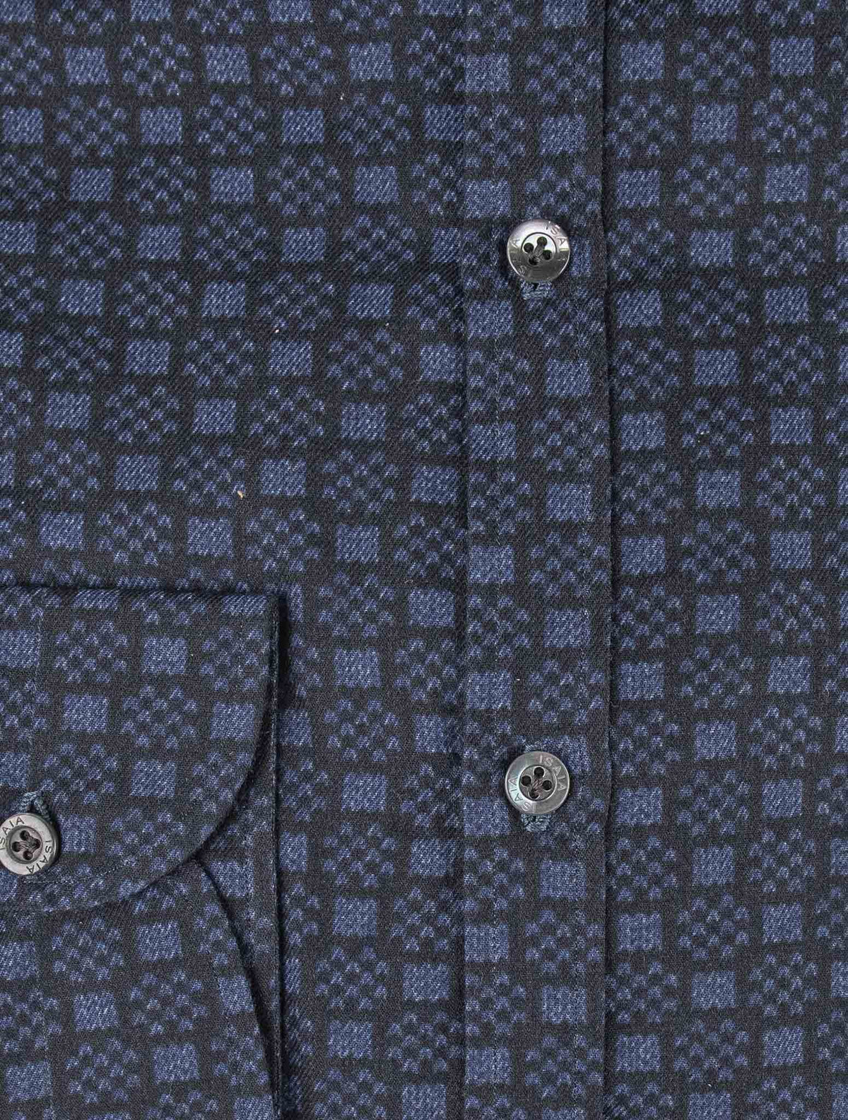 Isaia Blue Cotton Shirt