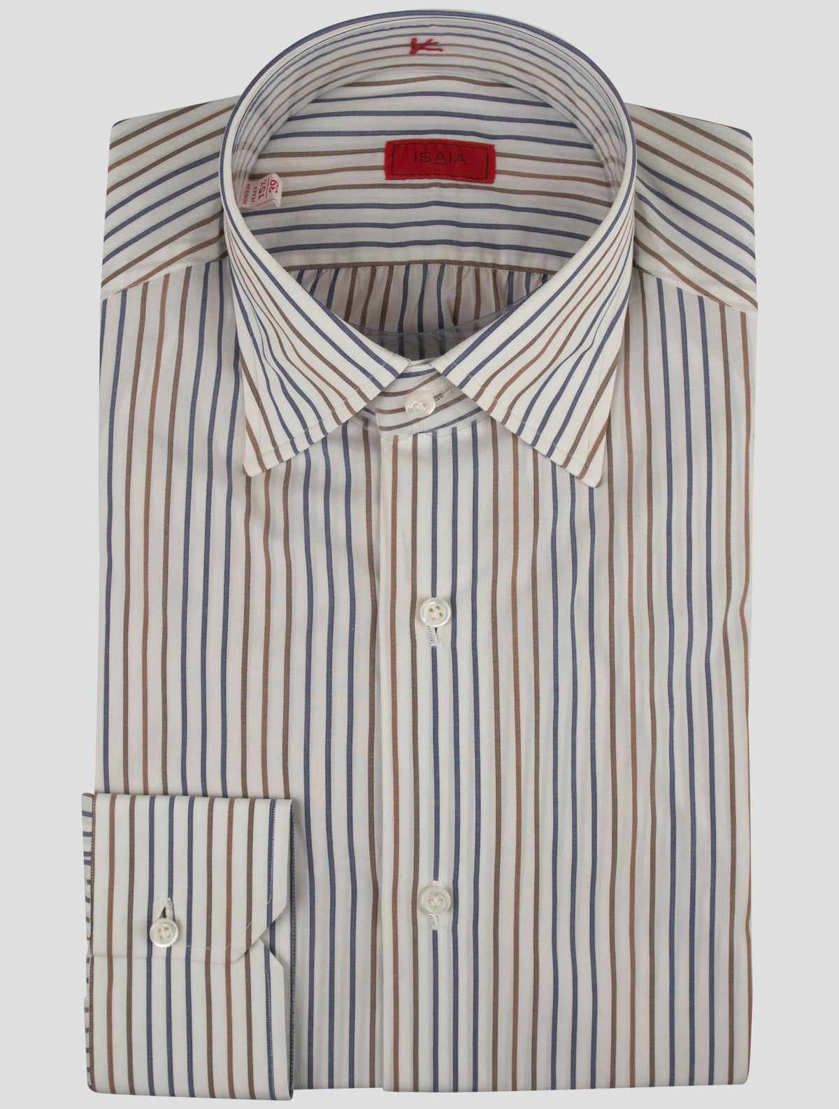 Isaia Multicolor Cotton Shirt
