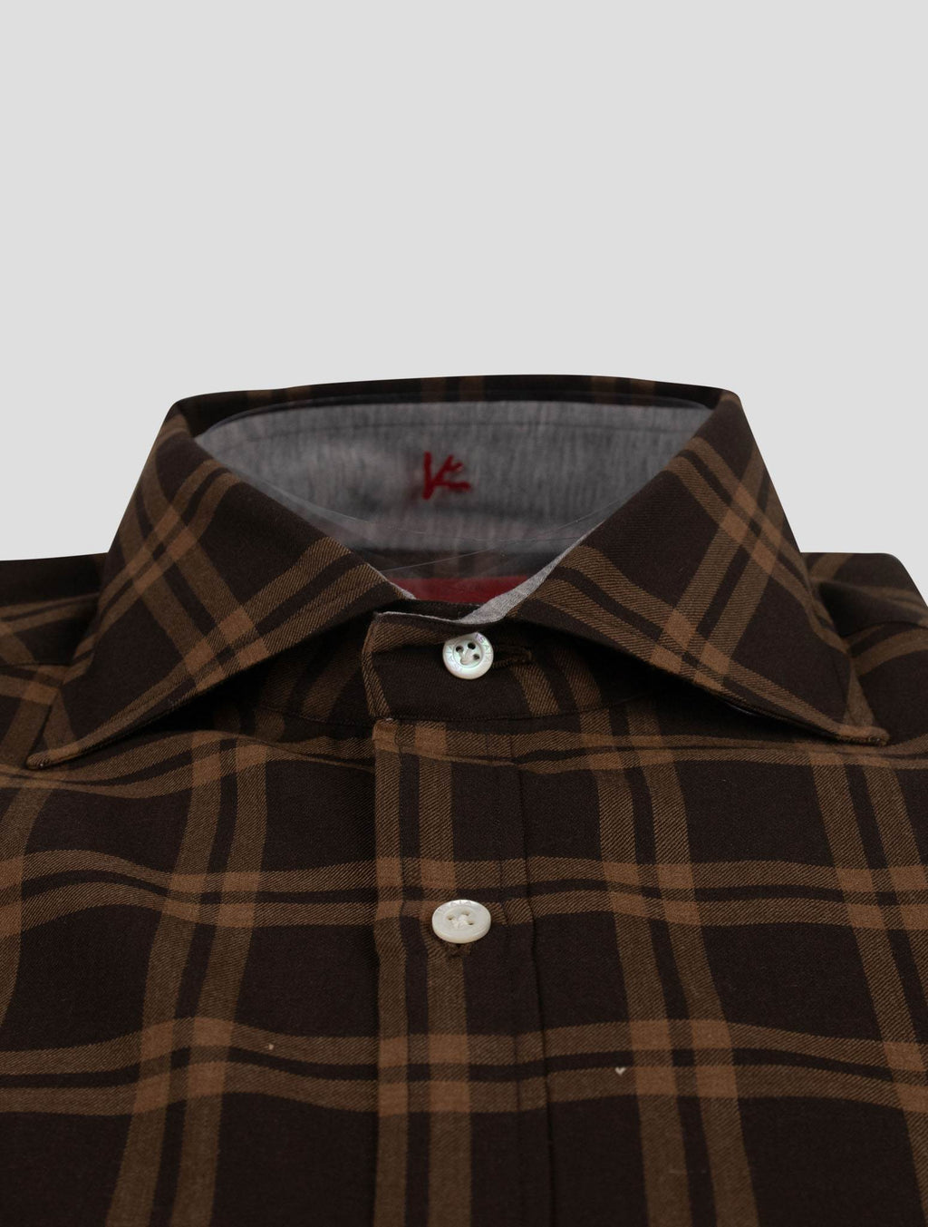 Isaia Isaia Brown Cashmere Shirt Brown 001