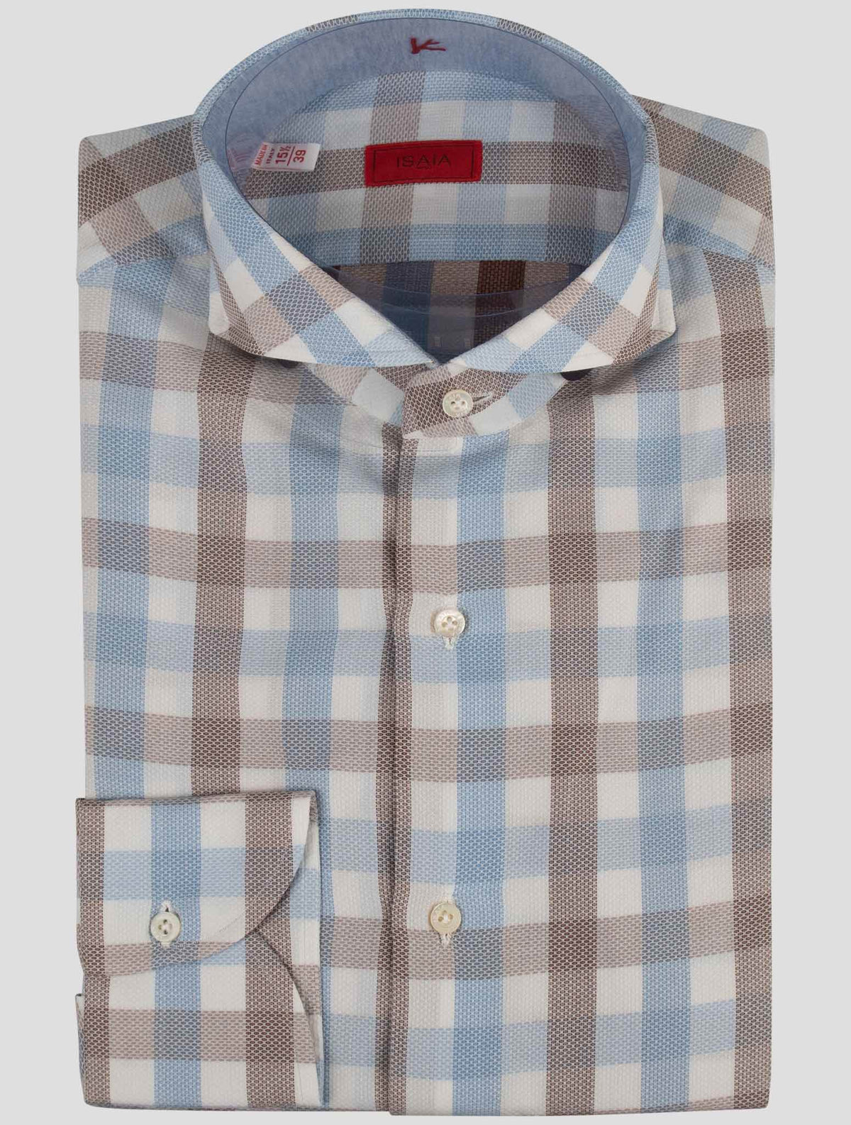 Isaia Multicolor Cotton Shirt