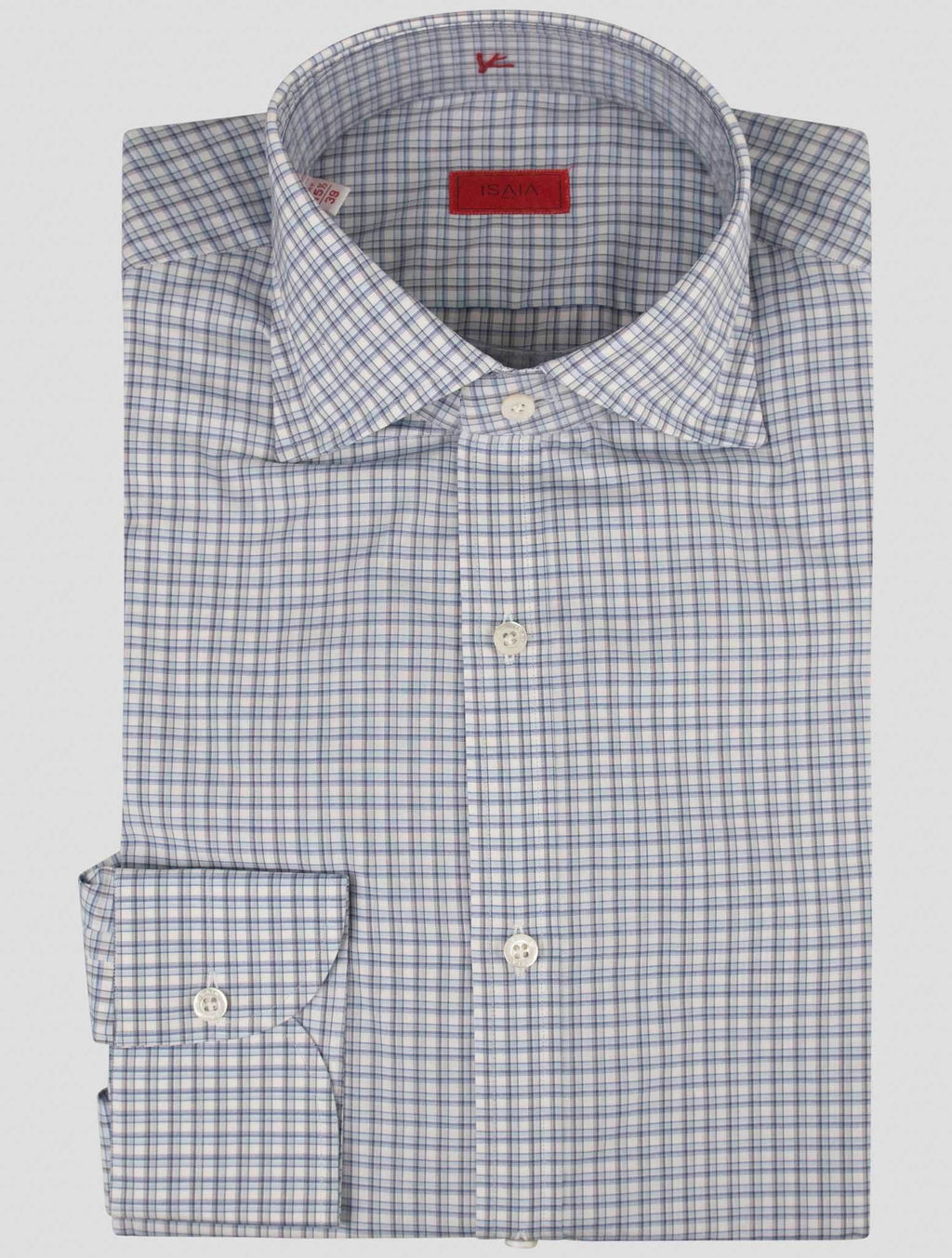 Isaia Multicolor Cotton Shirt