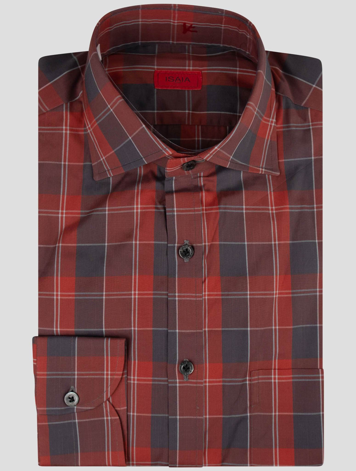 Isaia Multicolor Cotton Shirt