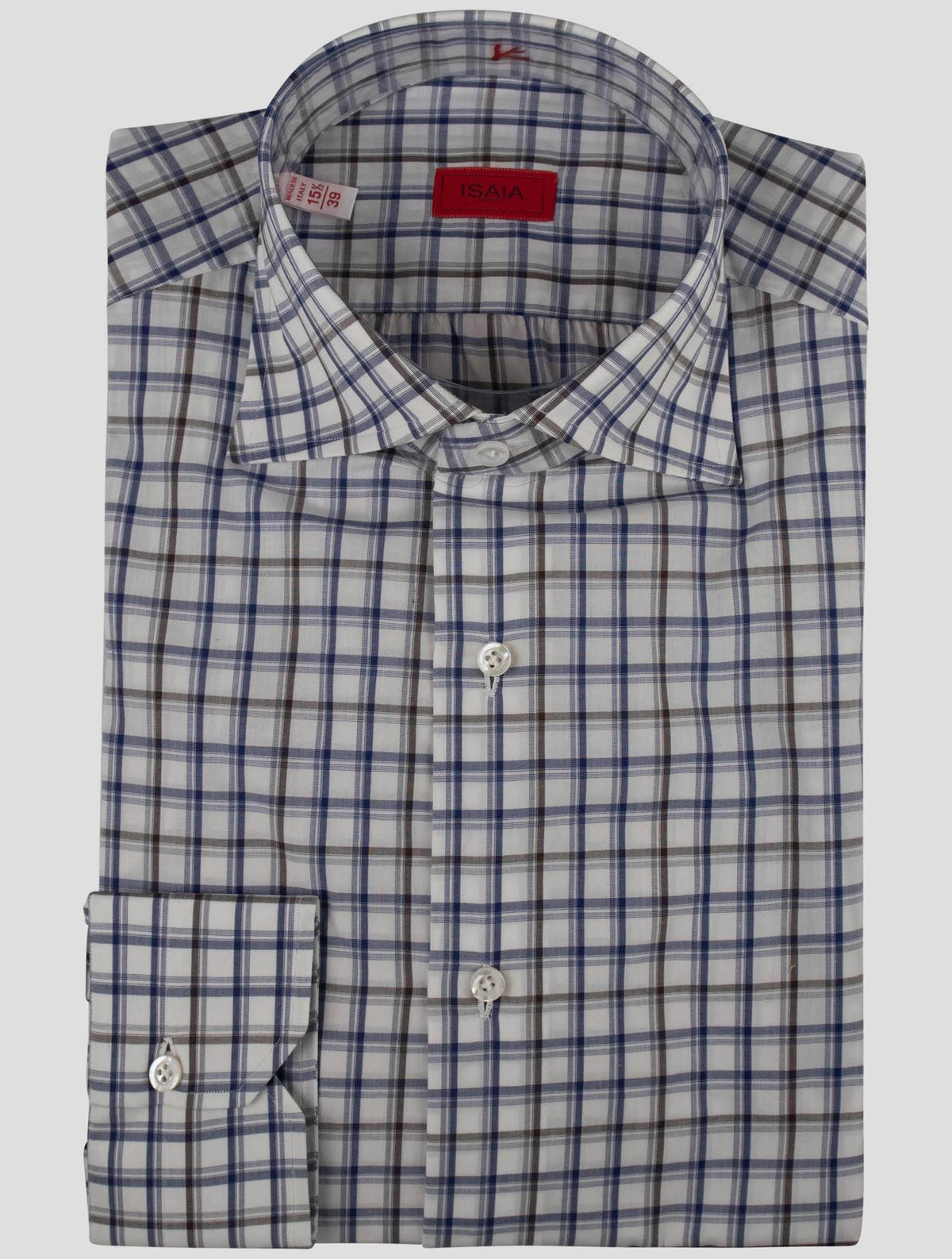 Isaia Multicolor Cotton Shirt