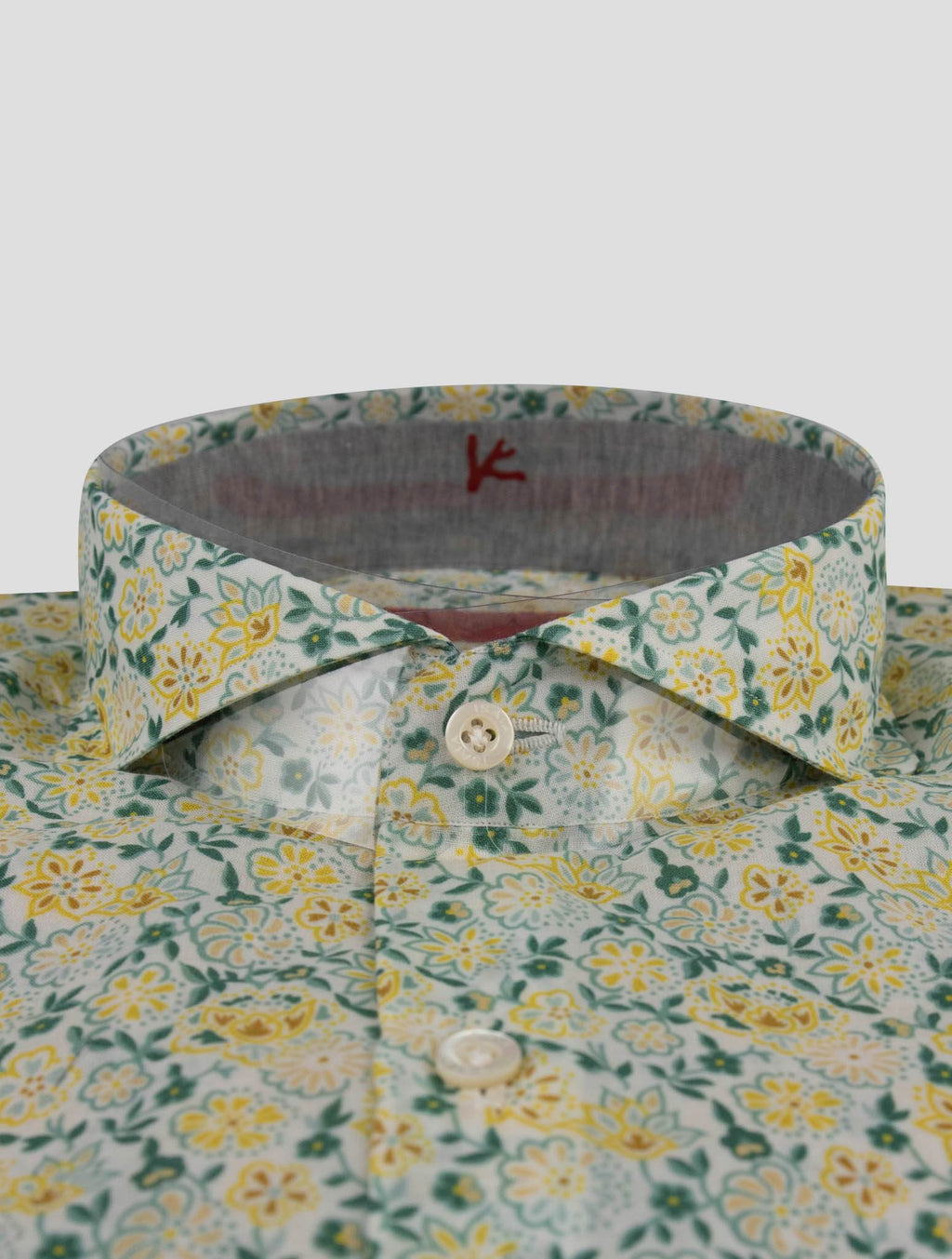 Isaia Isaia Green Cotton Shirt Green 001