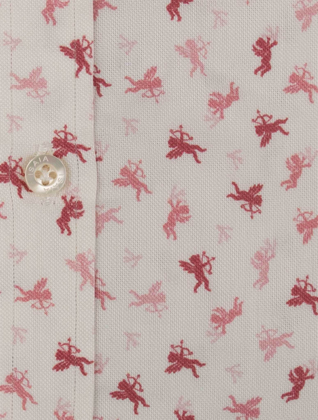 Isaia White Cotton Shirt