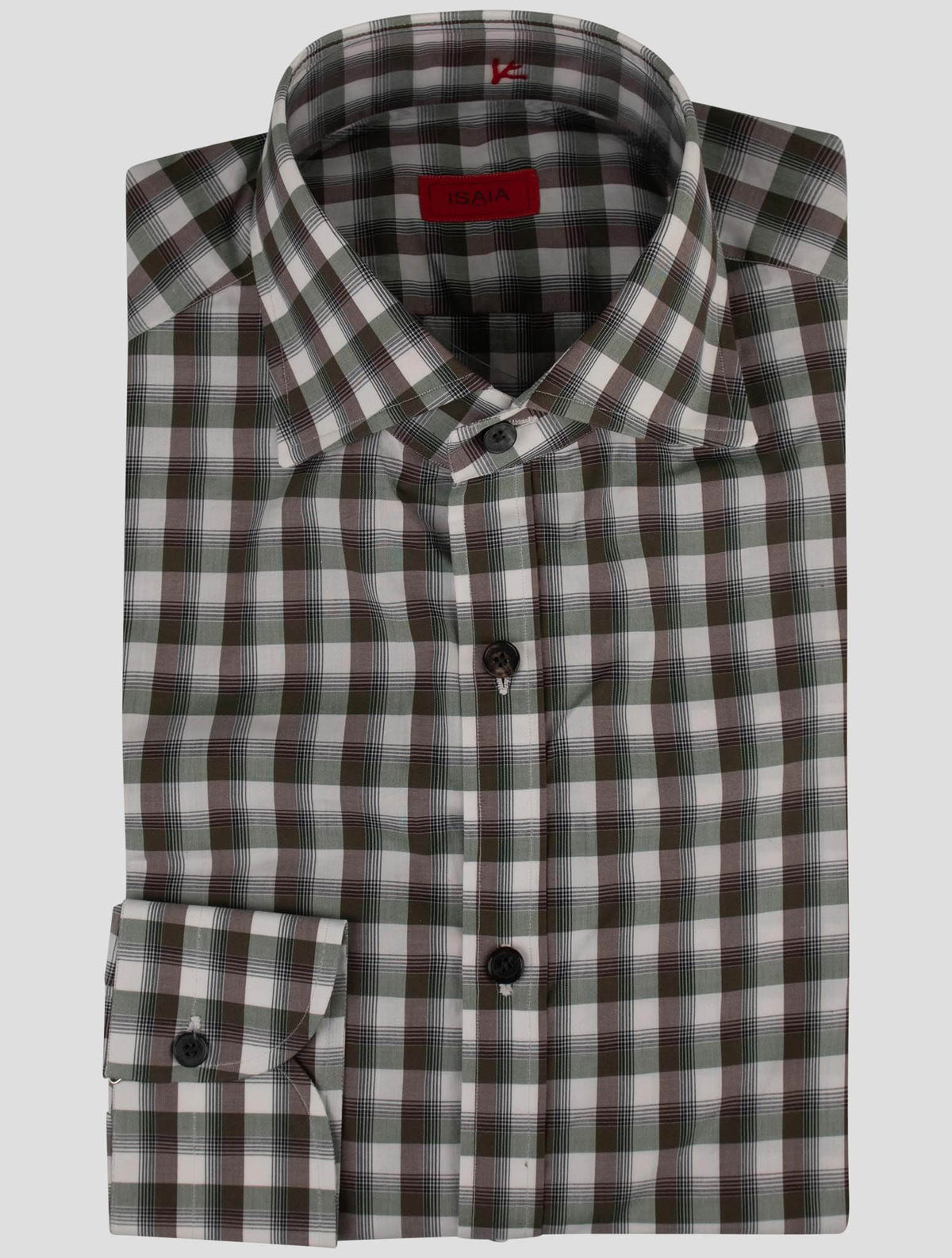 Isaia Multicolor Cotton Shirt