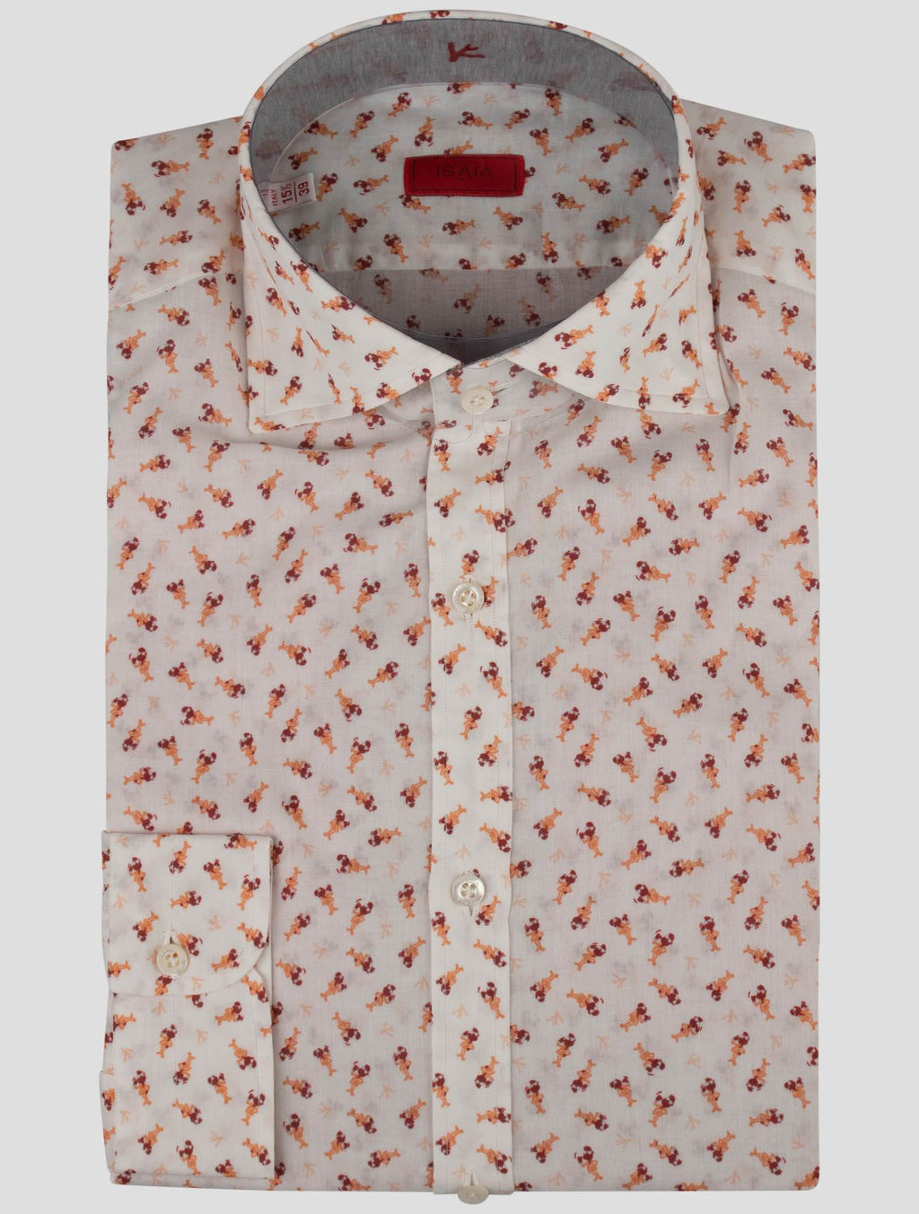 Isaia White Cotton Shirt