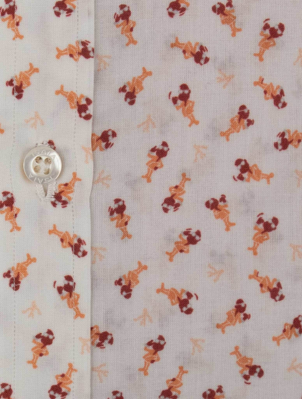 Isaia White Cotton Shirt