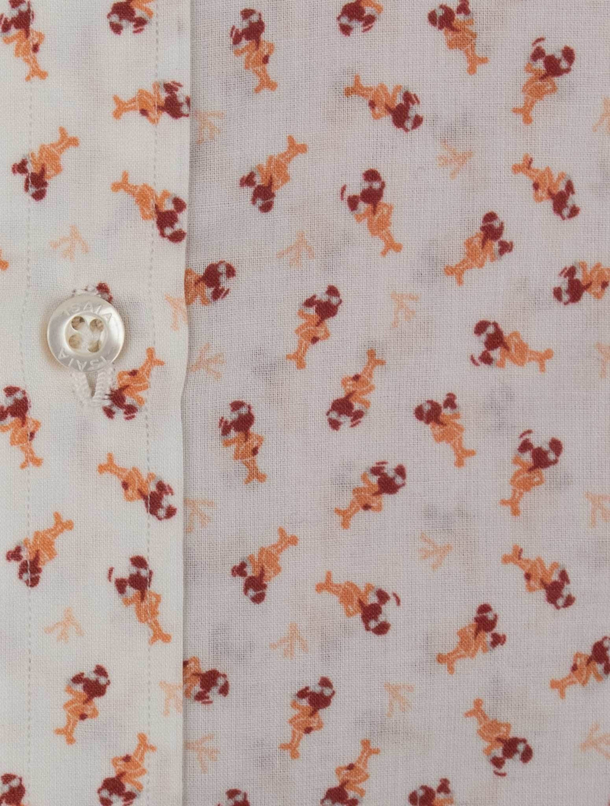 Isaia White Cotton Shirt