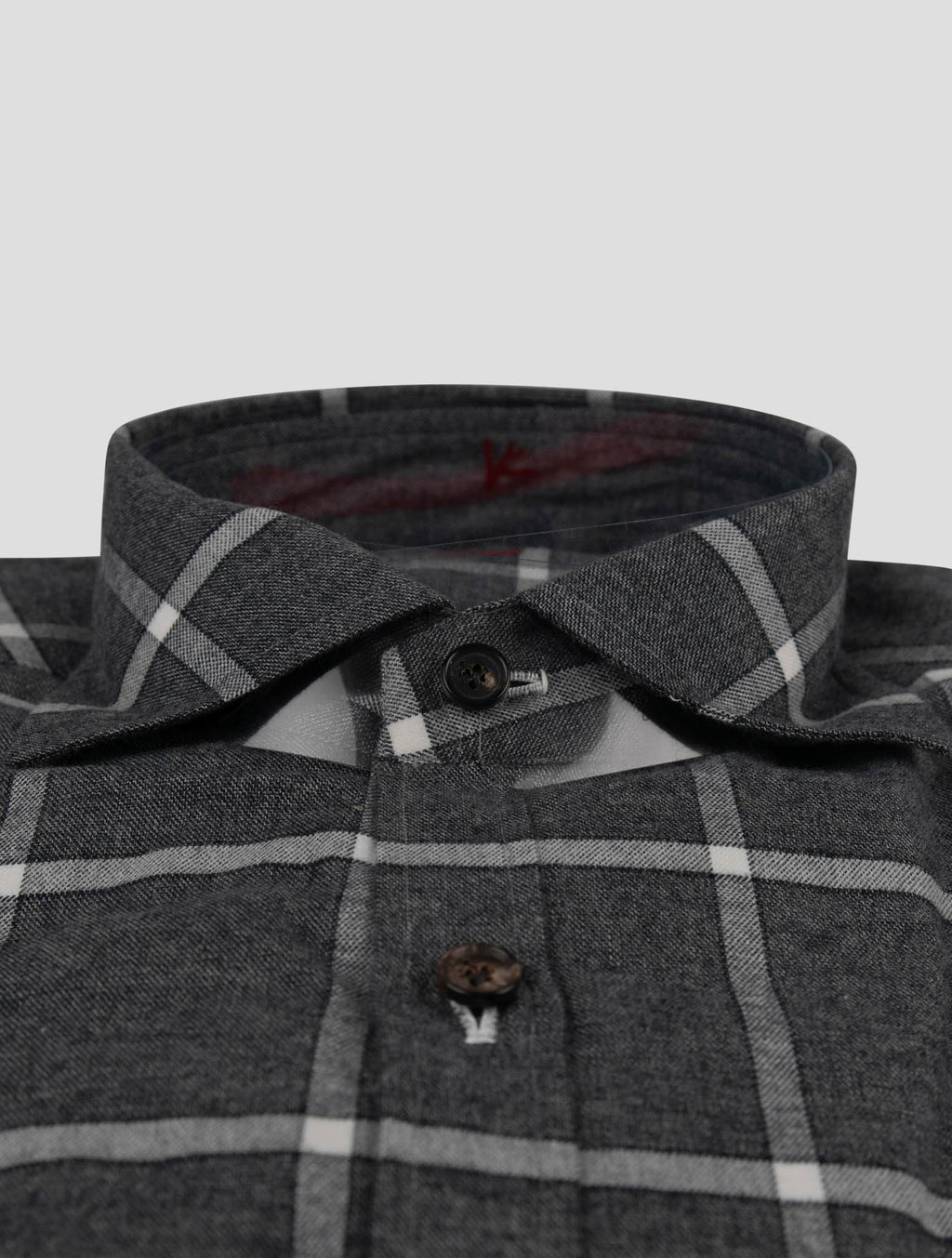Isaia Isaia Gray Cotton Shirt Gray 001