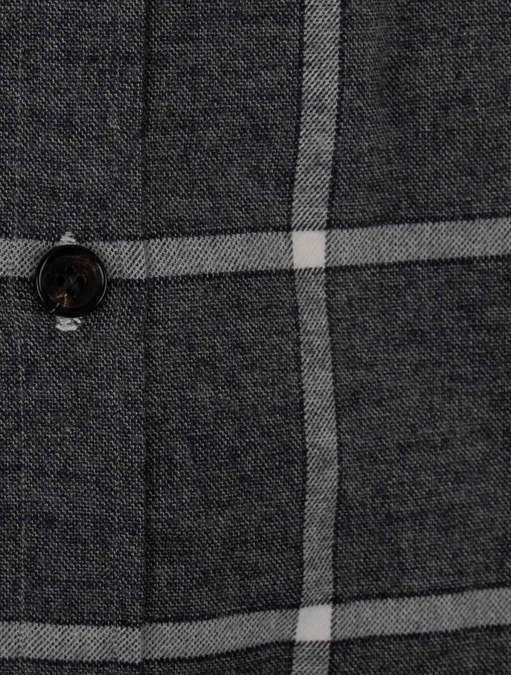 Isaia Gray Cotton Shirt