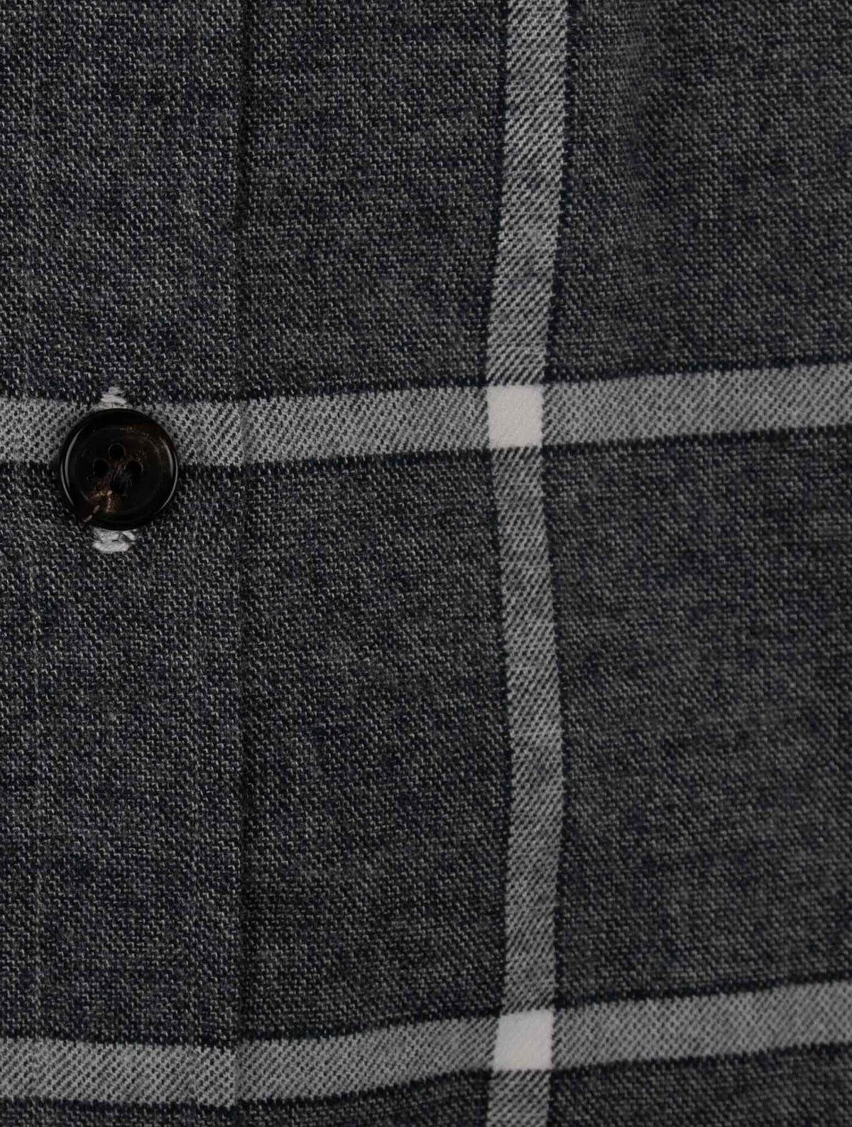 Isaia Gray Cotton Shirt