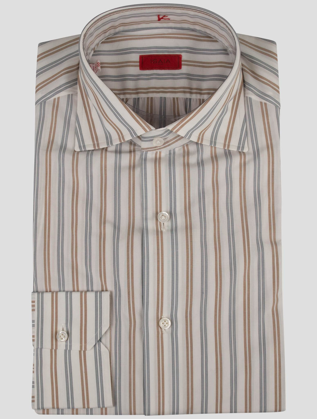 Isaia Multicolor Cotton Shirt
