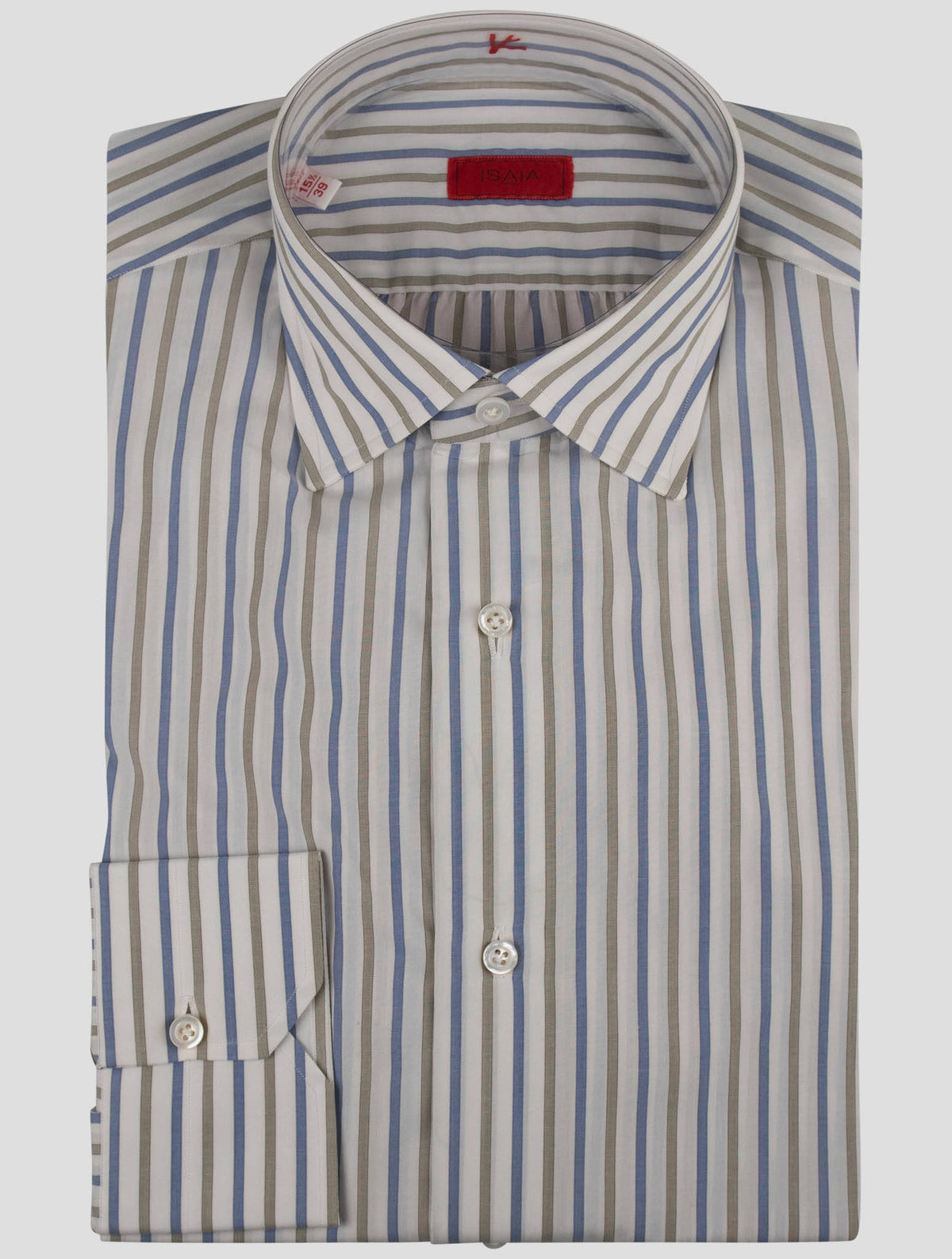 Isaia Multicolor Cotton Shirt