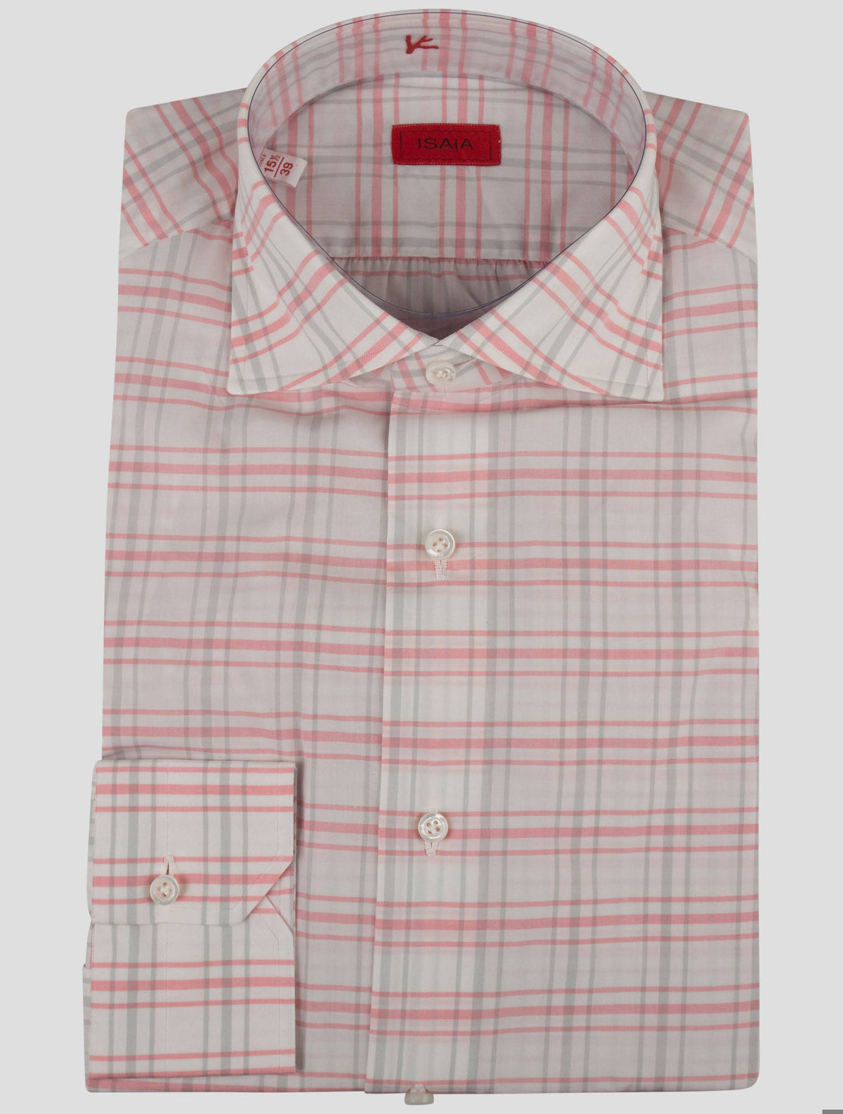 Isaia Multicolor Cotton Shirt