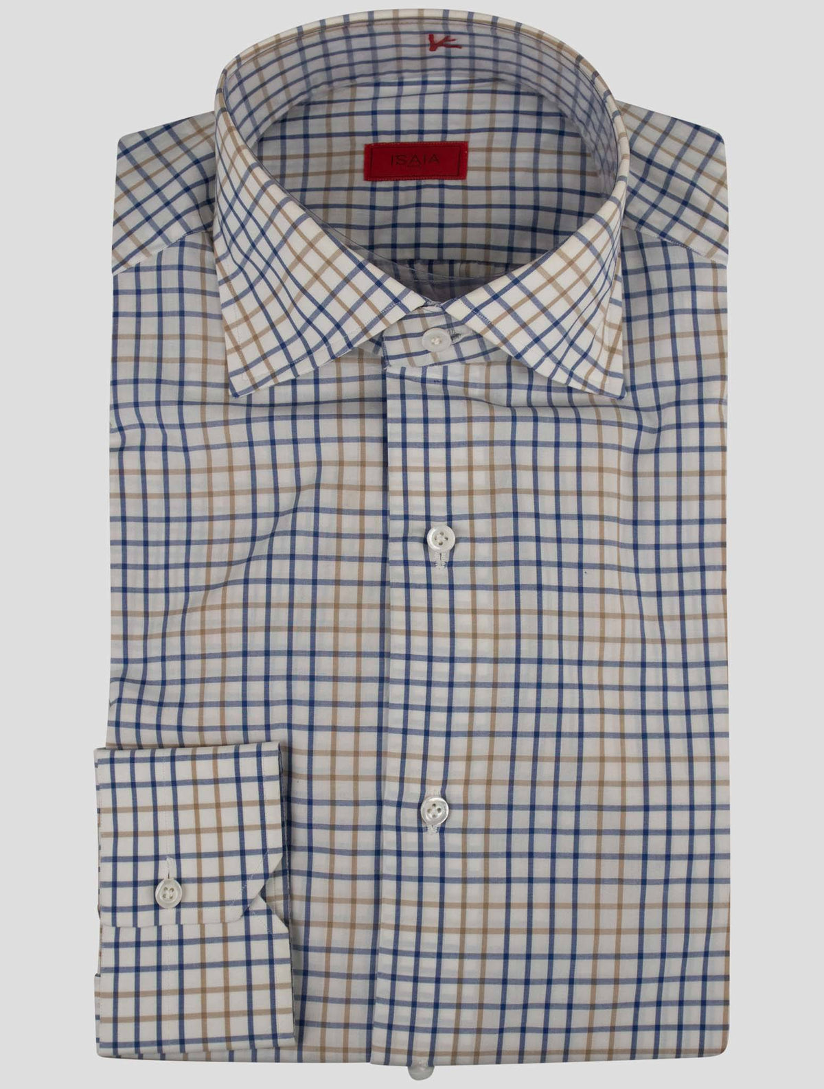 Isaia Multicolor Cotton Shirt