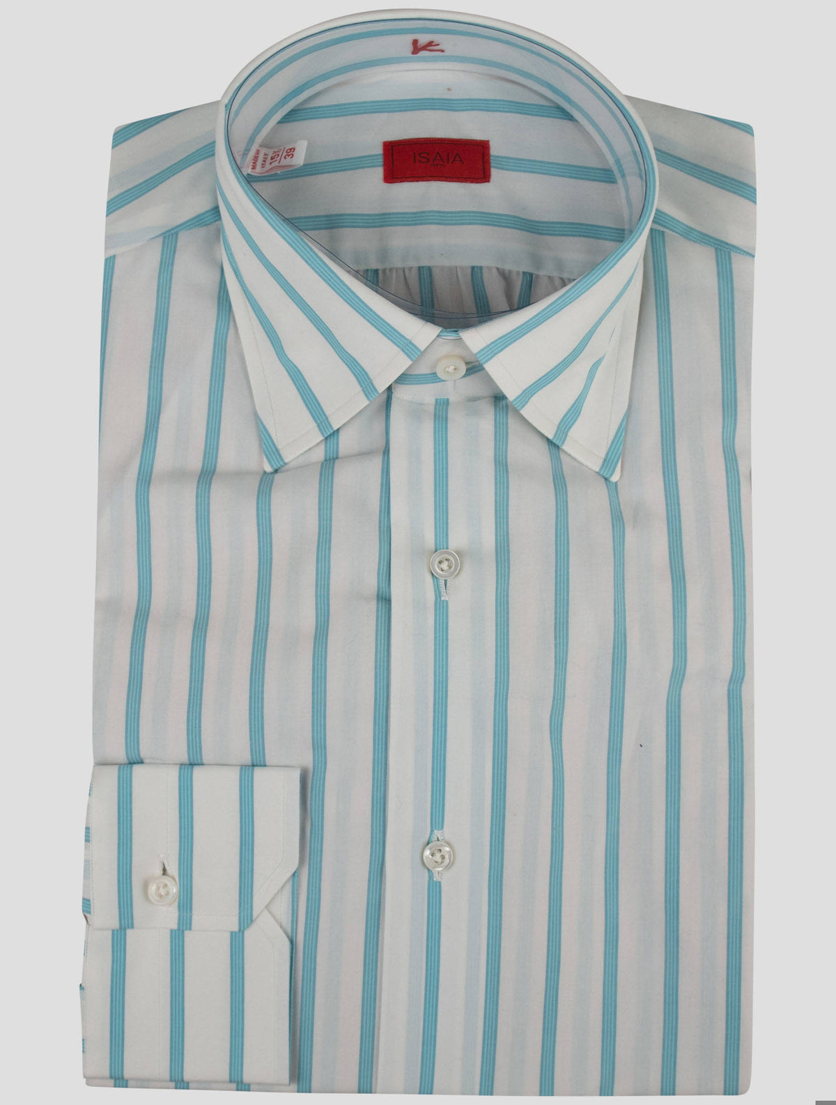 Isaia Multicolor Cotton Shirt