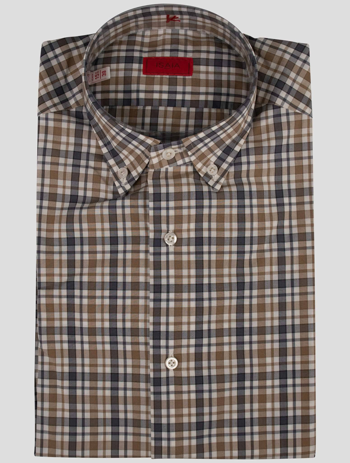 Isaia Multicolor Cotton Shirt