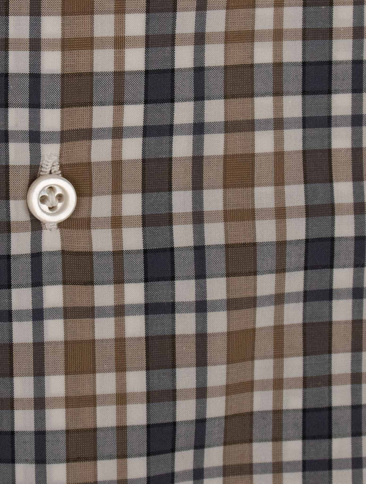 Isaia Multicolor Cotton Shirt