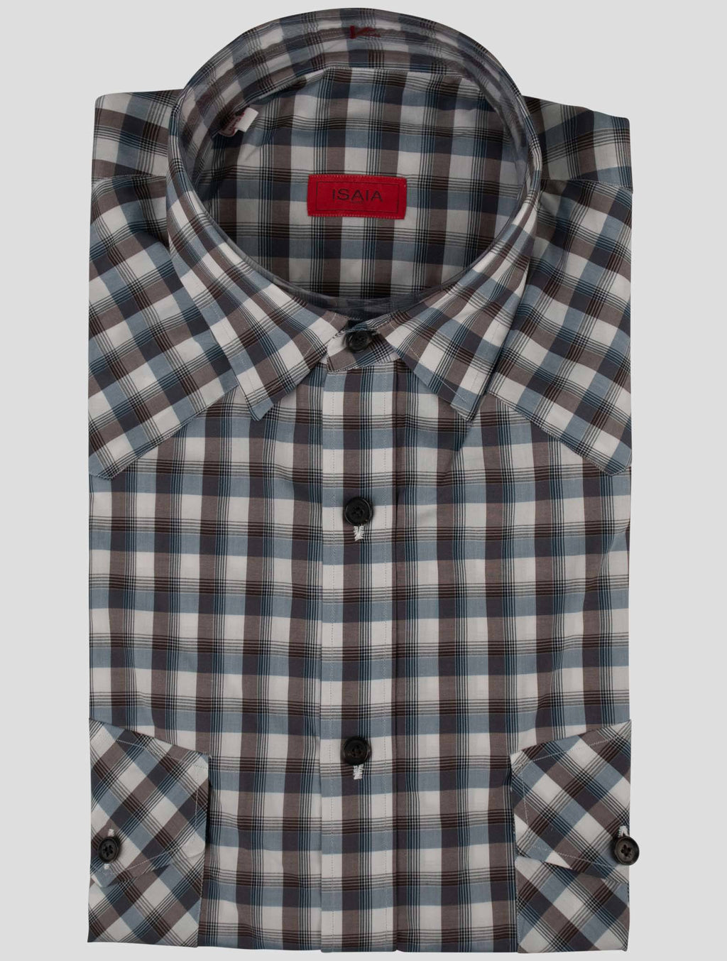 Isaia Multicolor Cotton Shirt