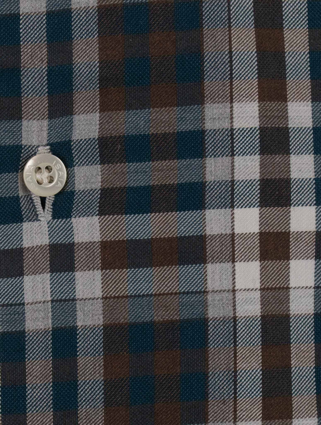 Isaia Multicolor Cotton Shirt