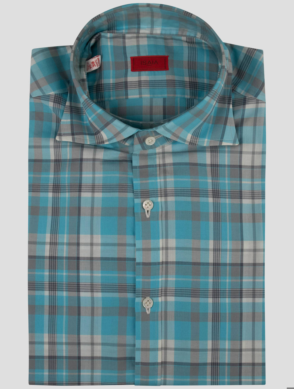 Isaia Multicolor Cotton Shirt