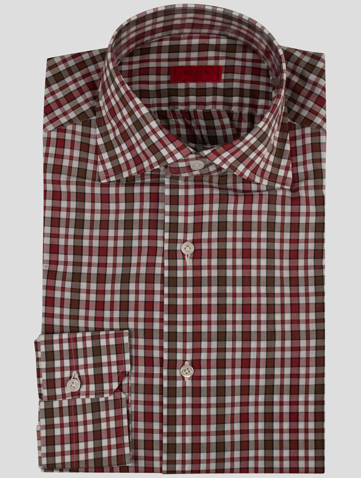 Isaia Multicolor Cotton Shirt