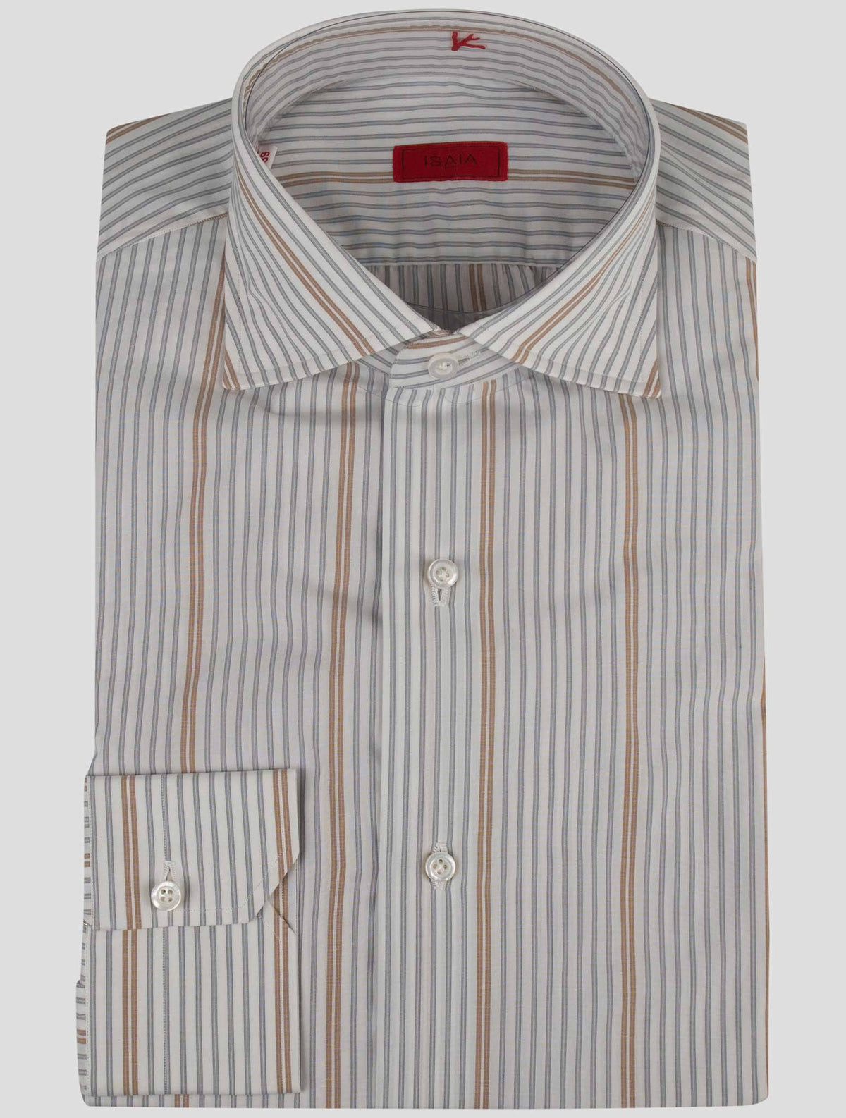 Isaia Multicolor Cotton Shirt