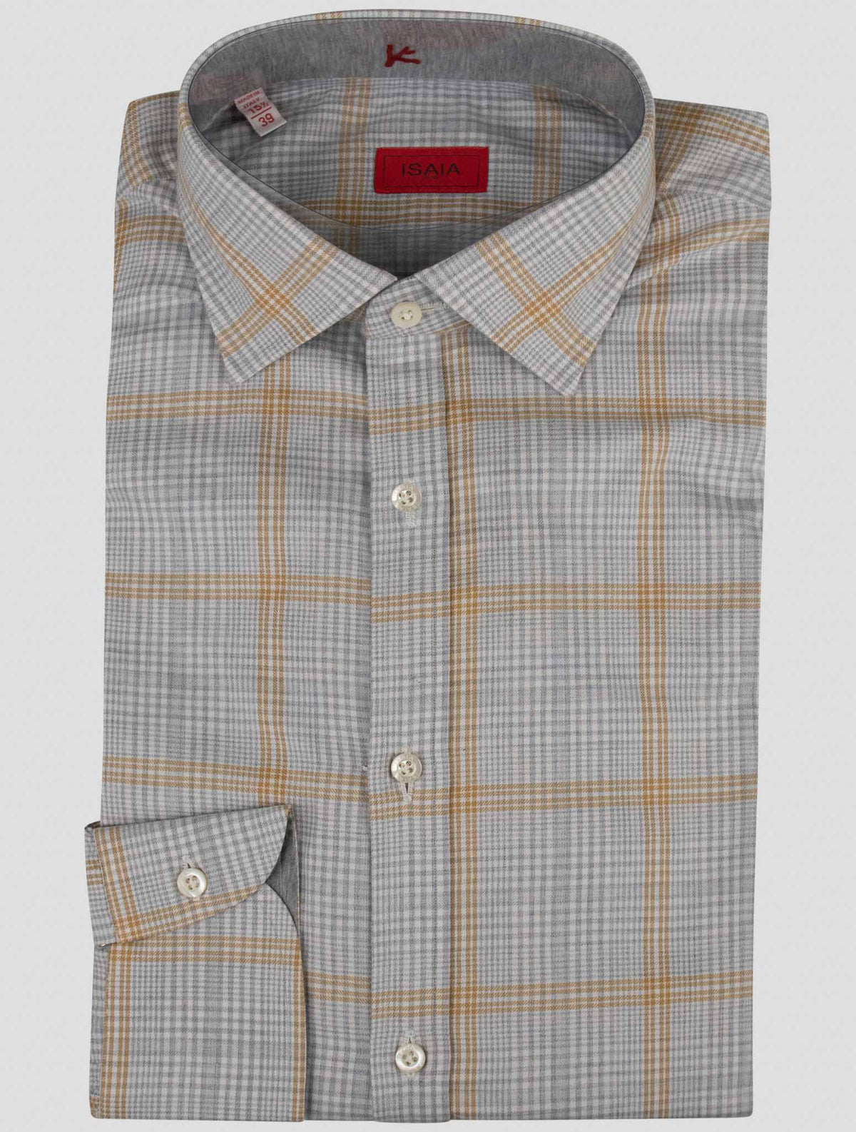 Isaia Multicolor Cotton Shirt
