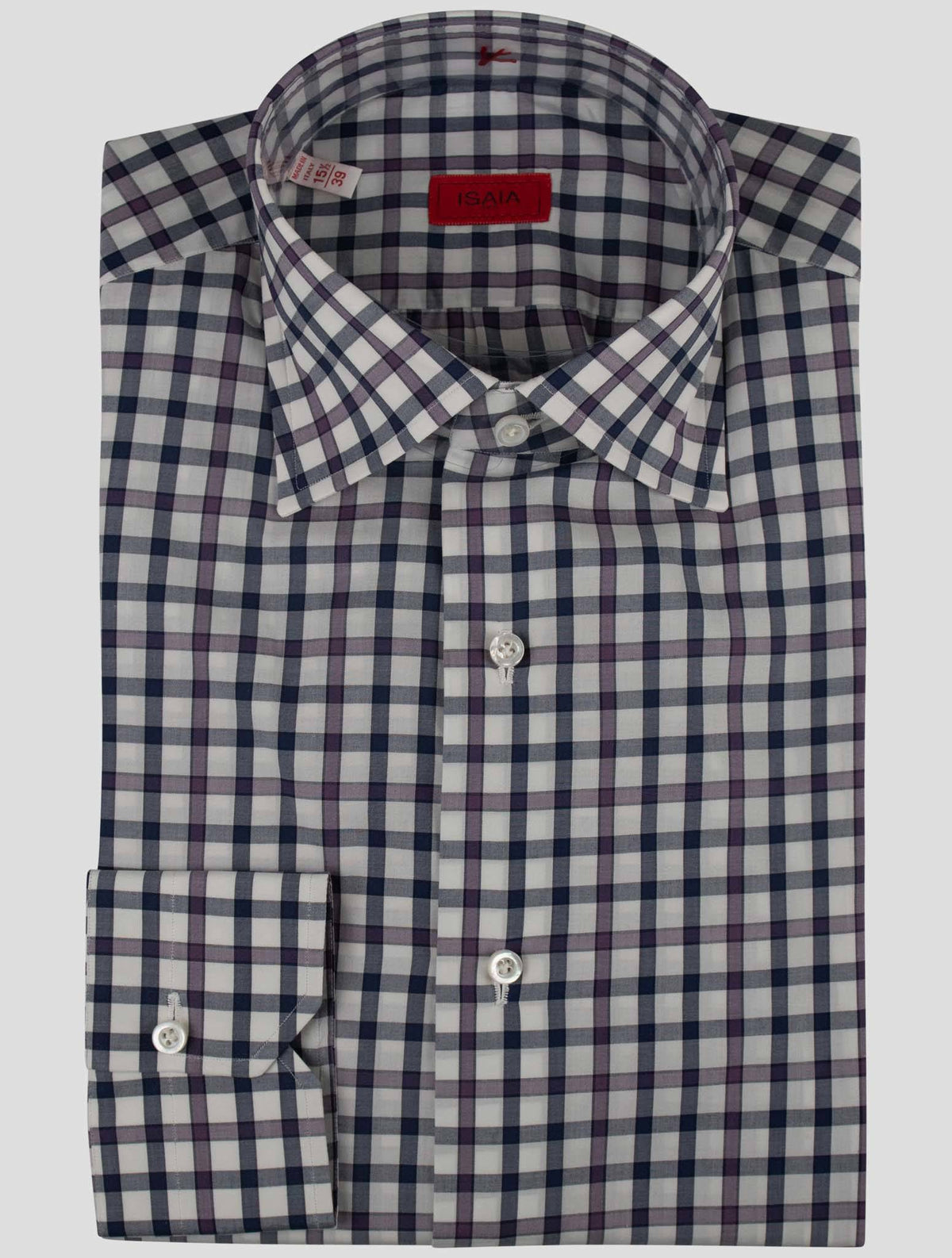 Isaia Multicolor Cotton Shirt
