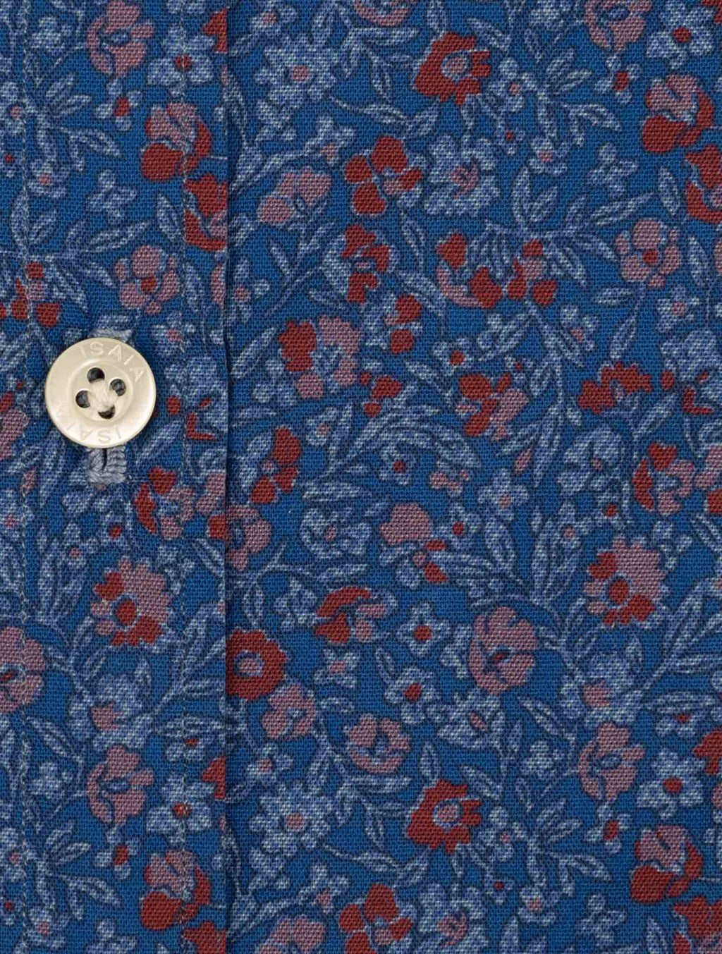 Isaia Isaia Blue Cotton Shirt Blue