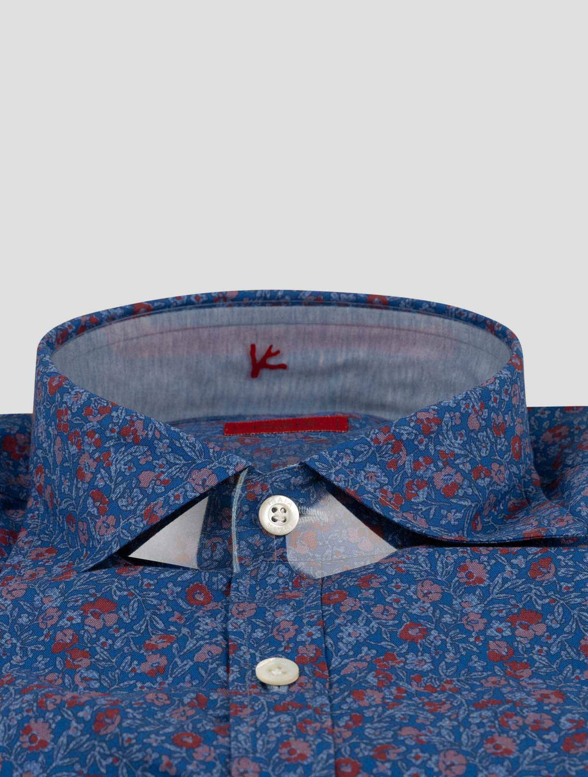 Isaia Isaia Blue Cotton Shirt Blue 001