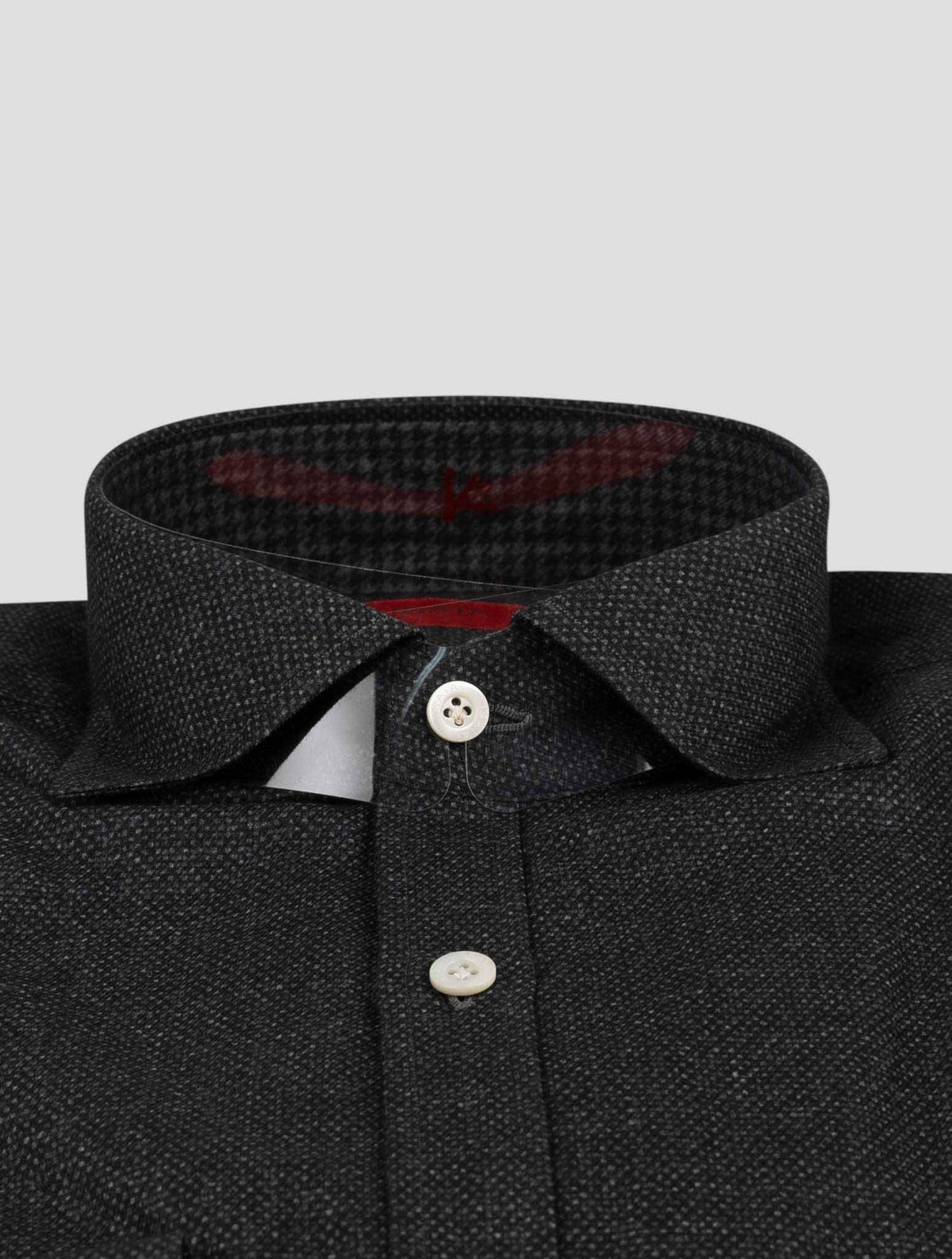 Isaia Isaia Gray Cotton Shirt Gray 001
