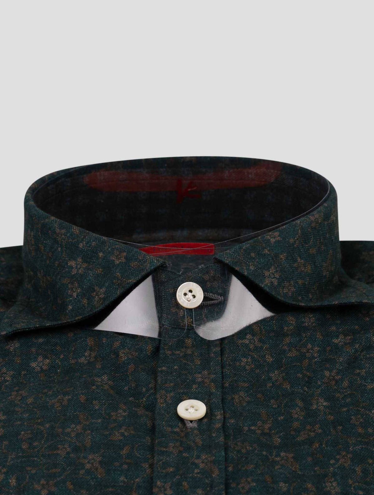 Isaia Isaia Green Cotton Shirt Green 001