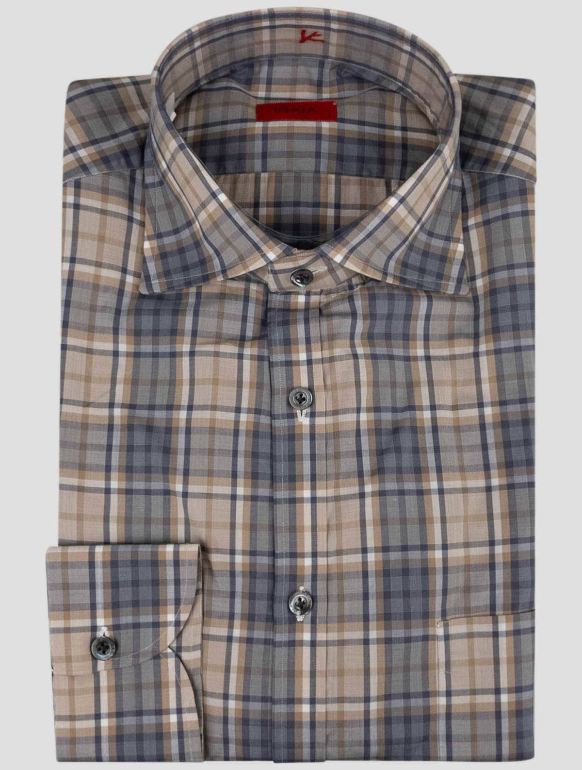 Isaia Multicolor Cotton Shirt