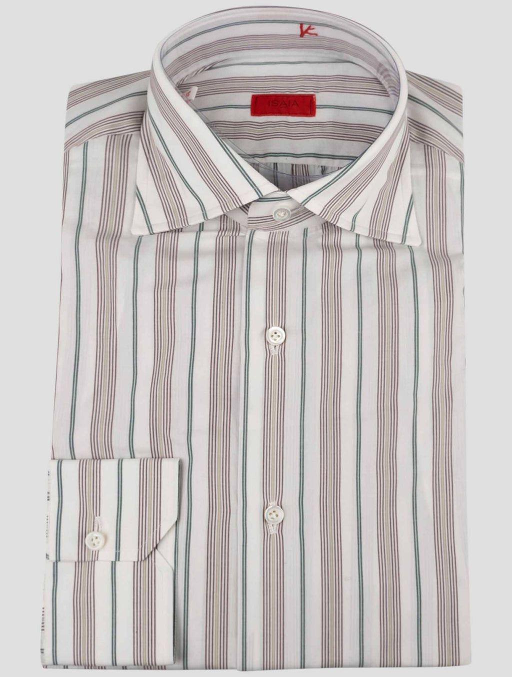 Isaia Multicolor Cotton Shirt