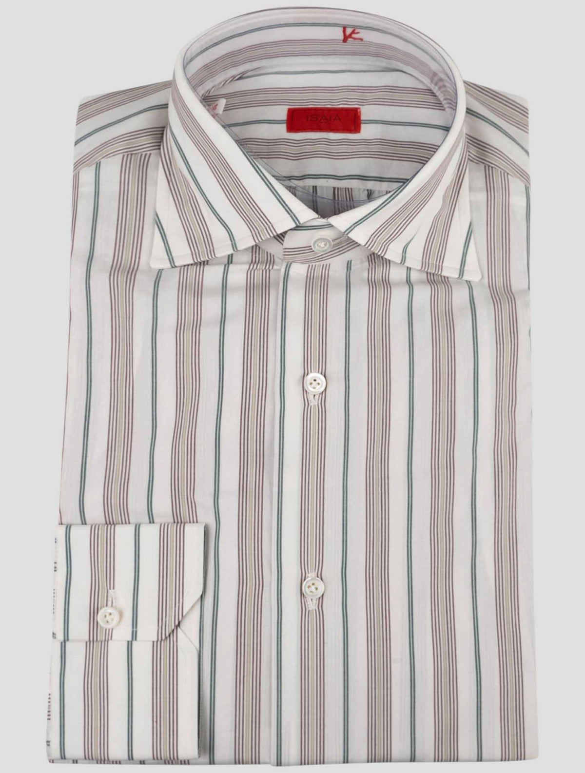 Isaia Multicolor Cotton Shirt