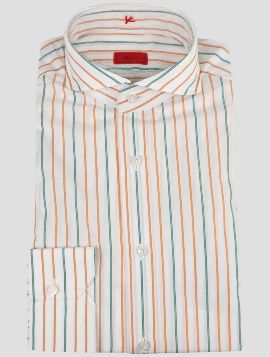 Isaia Multicolor Cotton Shirt