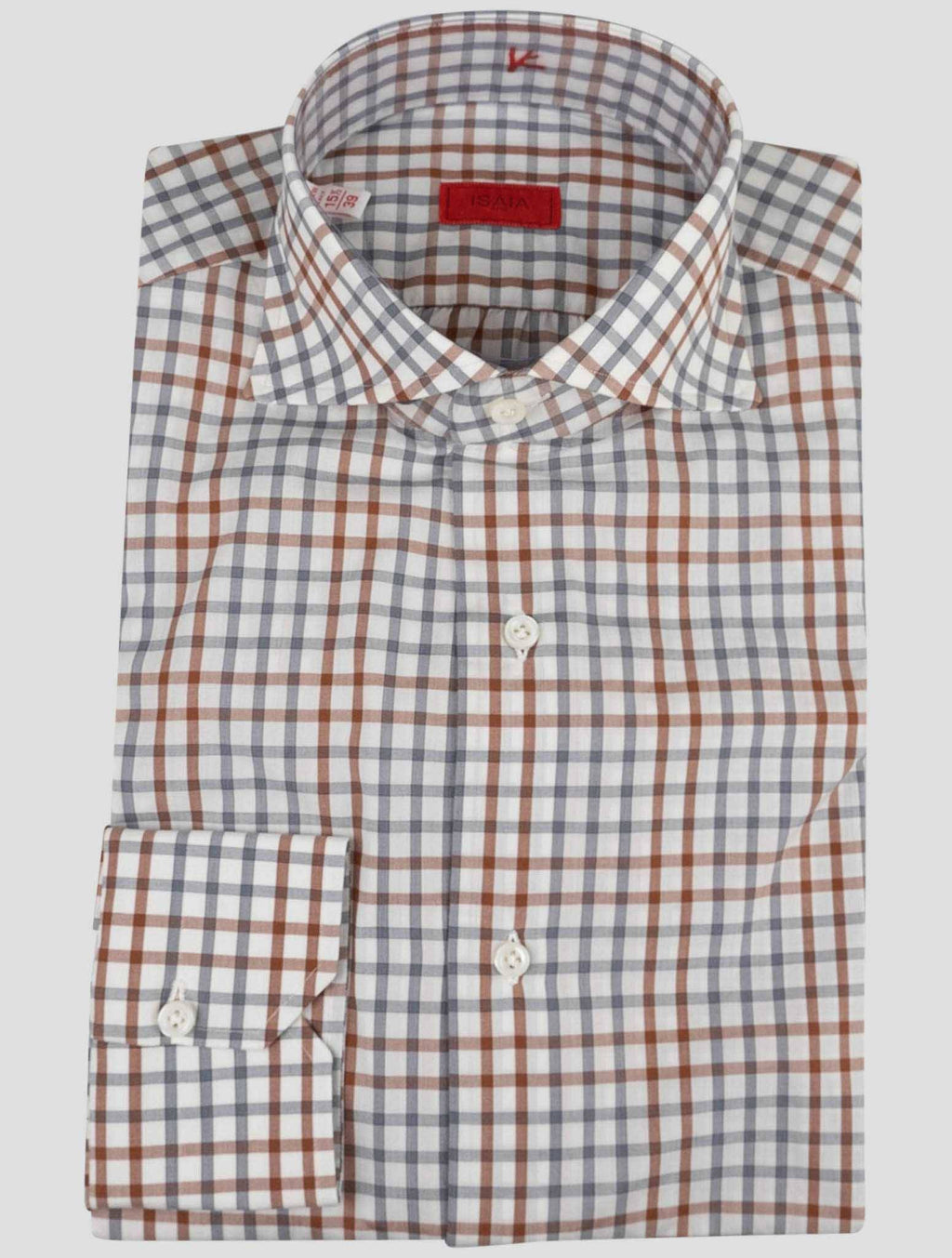 Isaia Multicolor Cotton Shirt